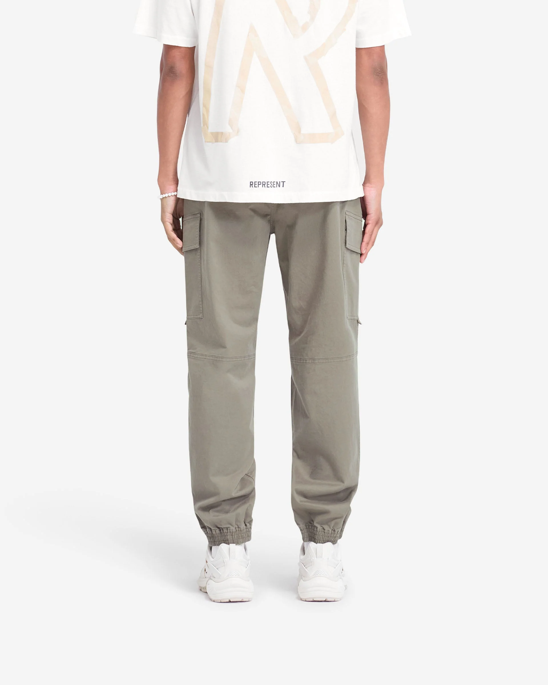 Cuffed Cargo Pant - Olive - Image 4