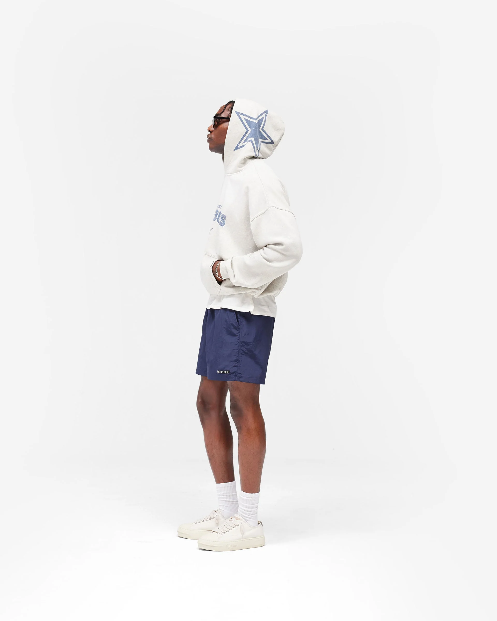Dallas Cowboys x Represent Hoodie - Cream Marl - Image 8