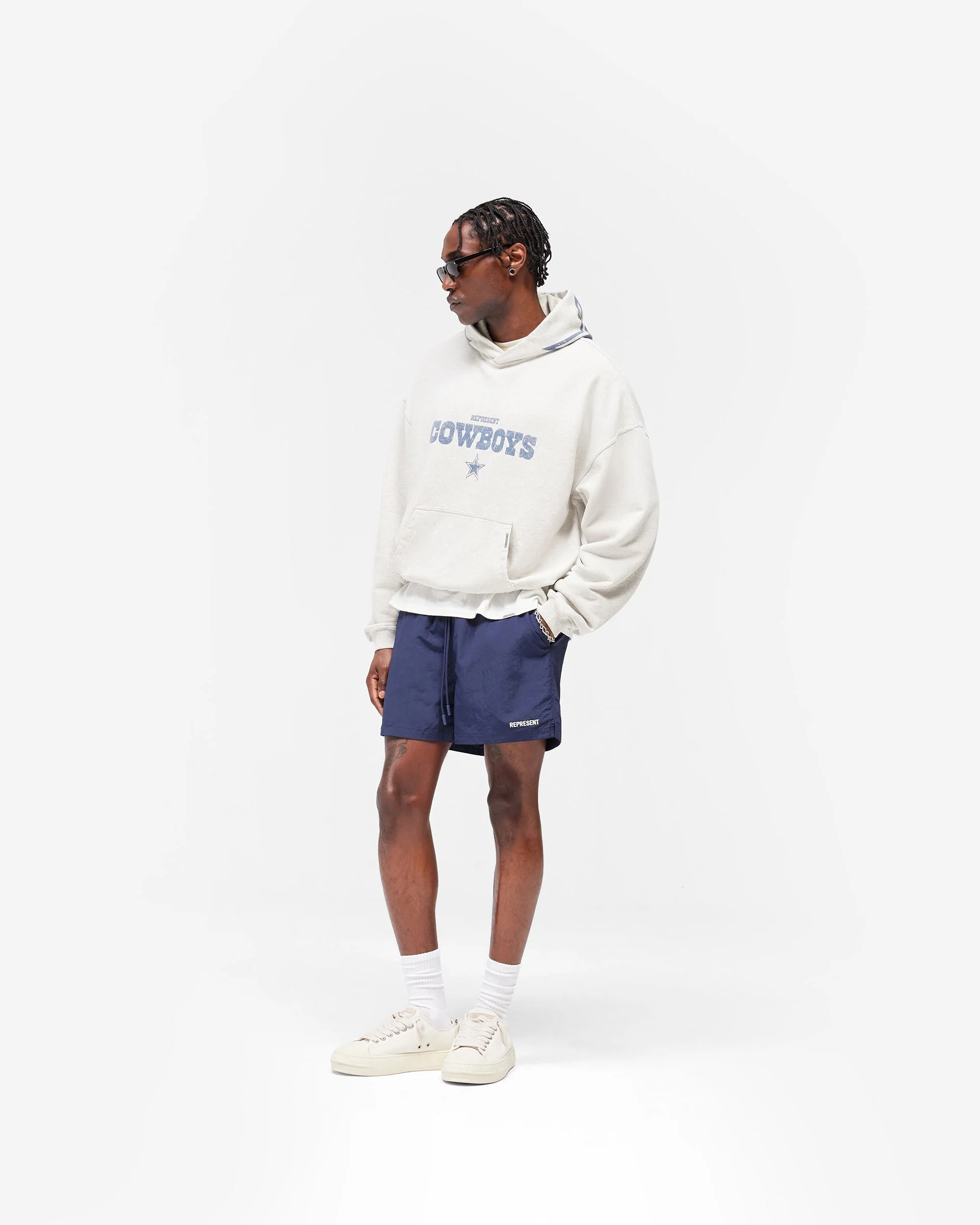Dallas Cowboys x Represent Hoodie - Cream Marl - Image 9