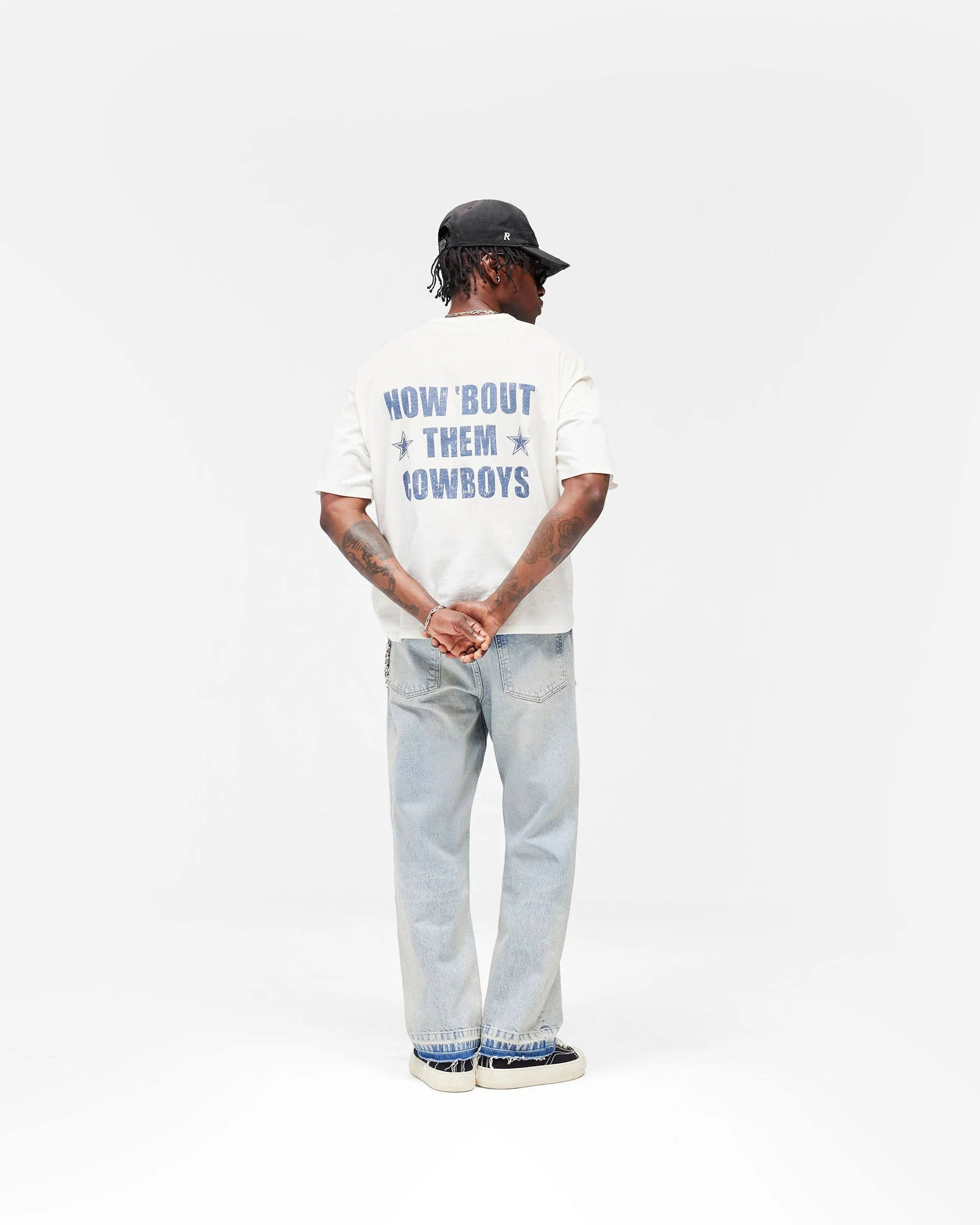 Dallas Cowboys x Represent T-Shirt - Washed Ecru - Image 10