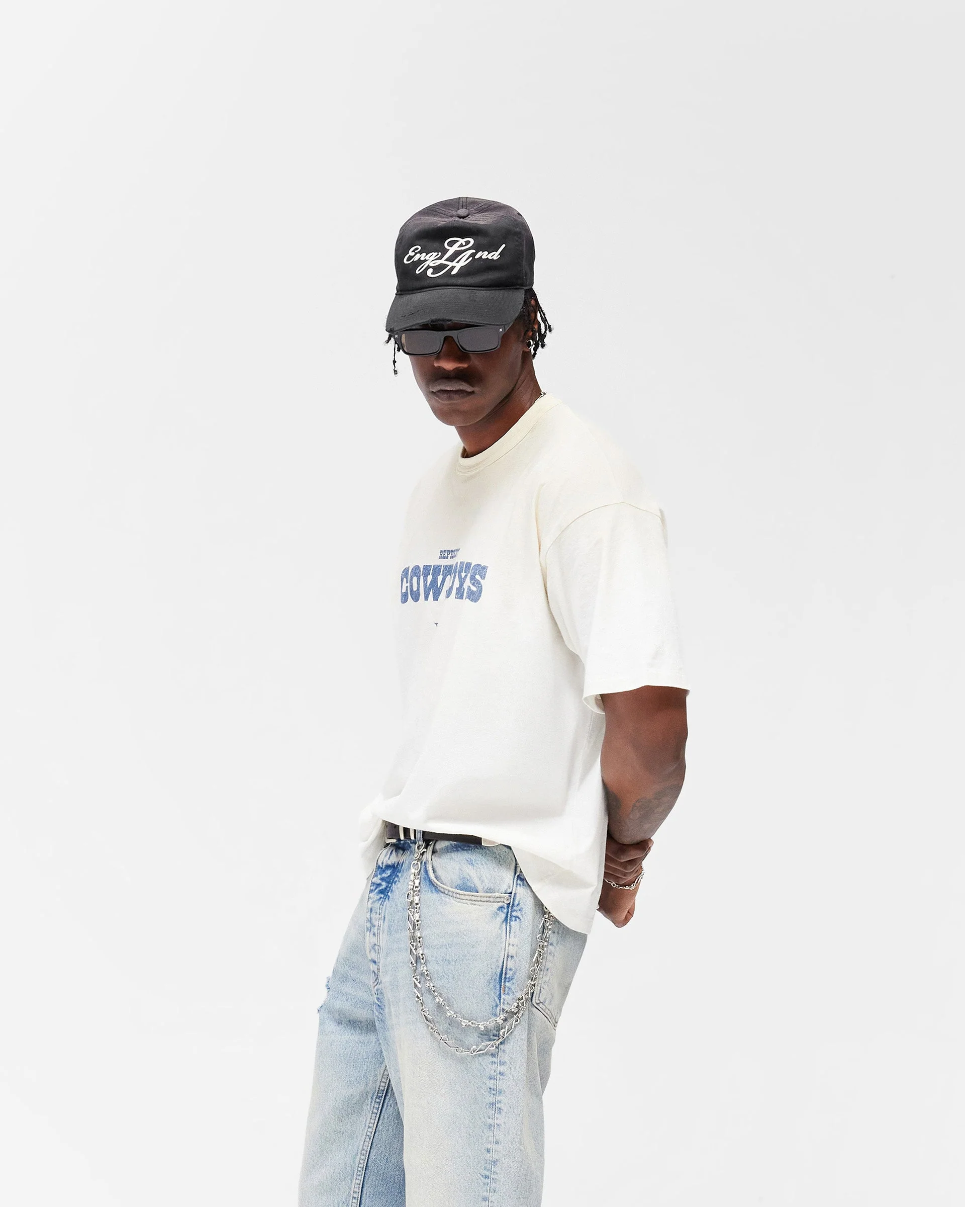 Dallas Cowboys x Represent T-Shirt - Washed Ecru - Image 4