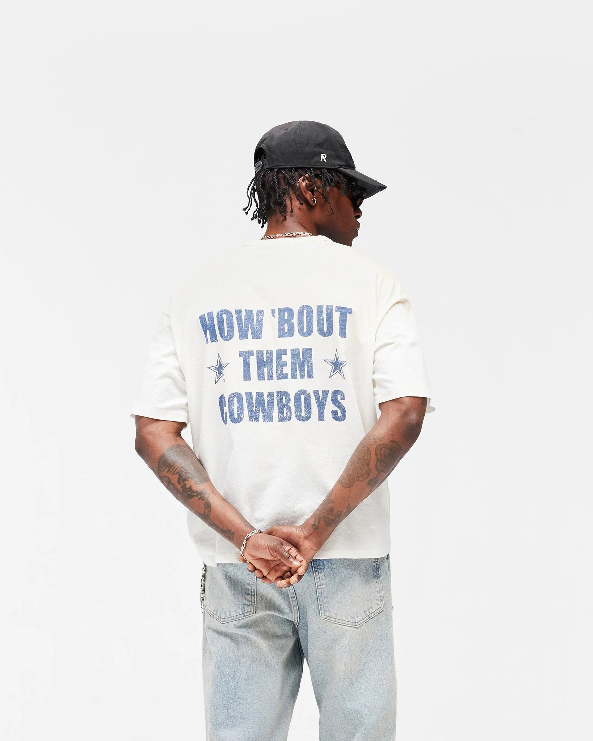 Dallas Cowboys x Represent T-Shirt - Washed Ecru - Image 6