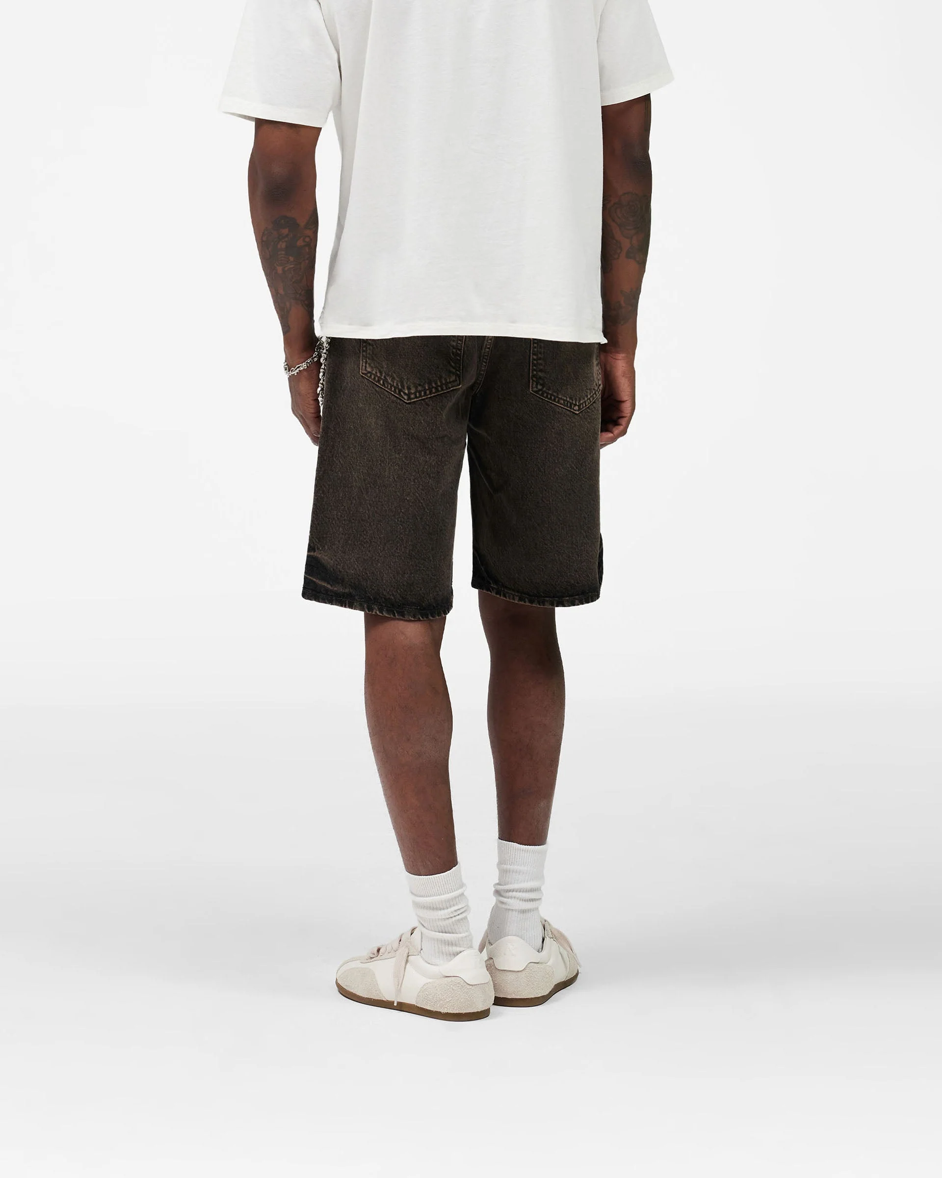 Denim Short - Bark - Image 5