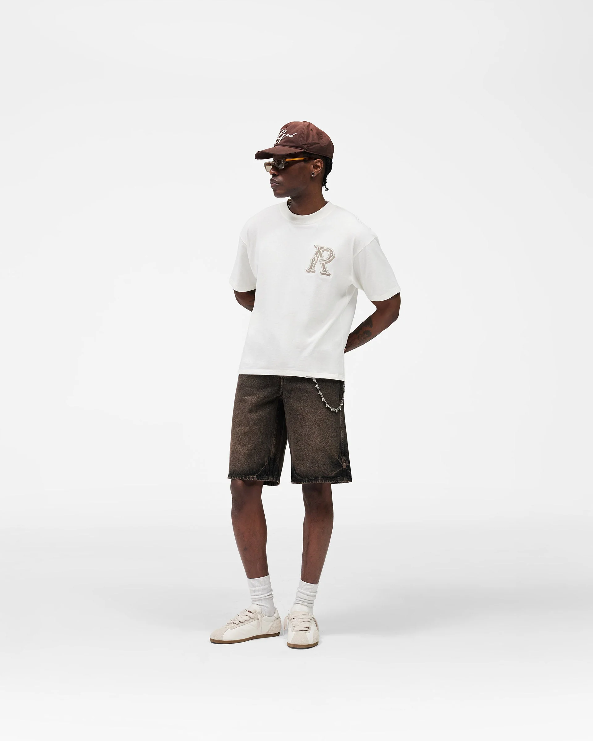 Denim Short - Bark - Image 9