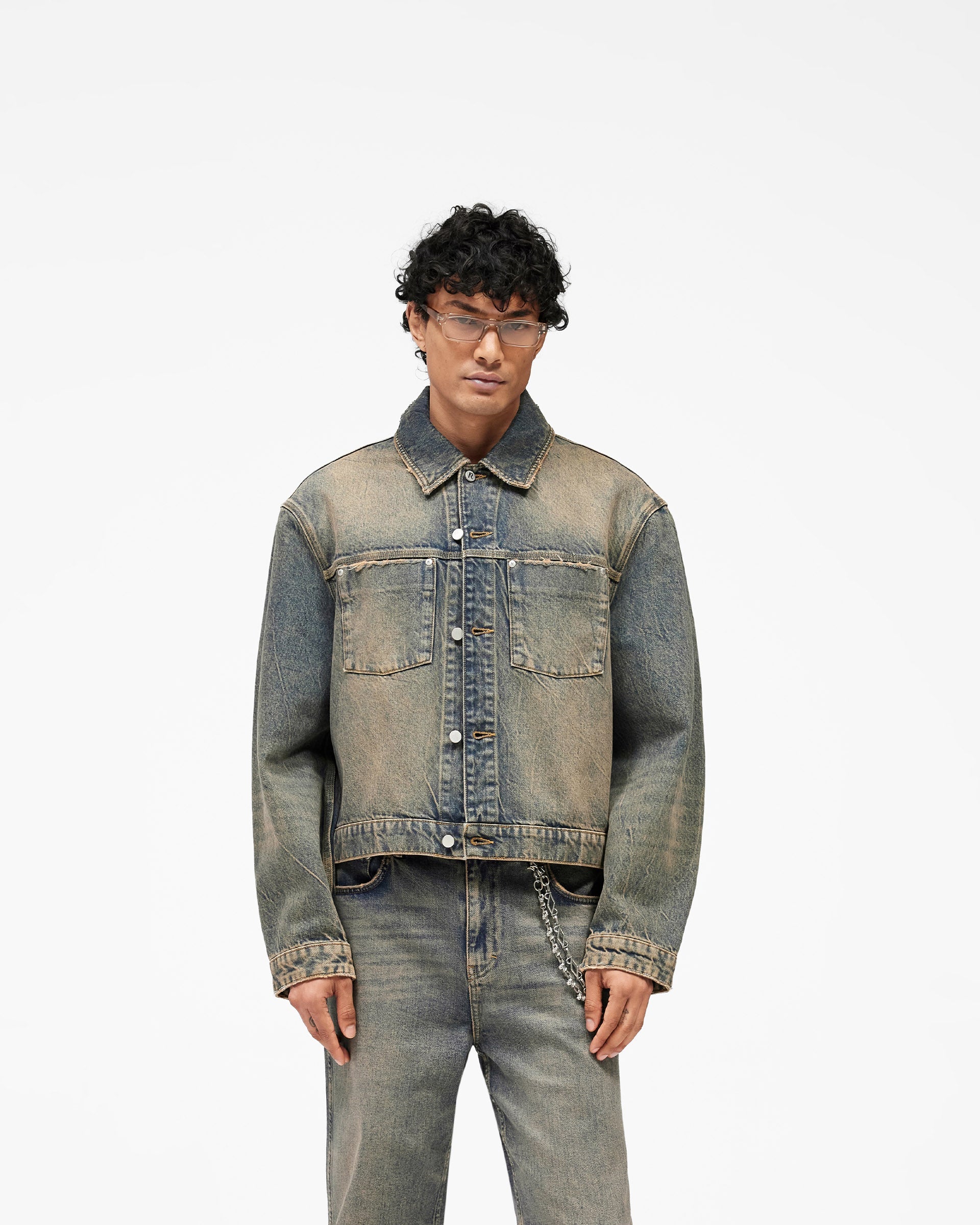 Denim Trucker - Blue Cream - Image 3