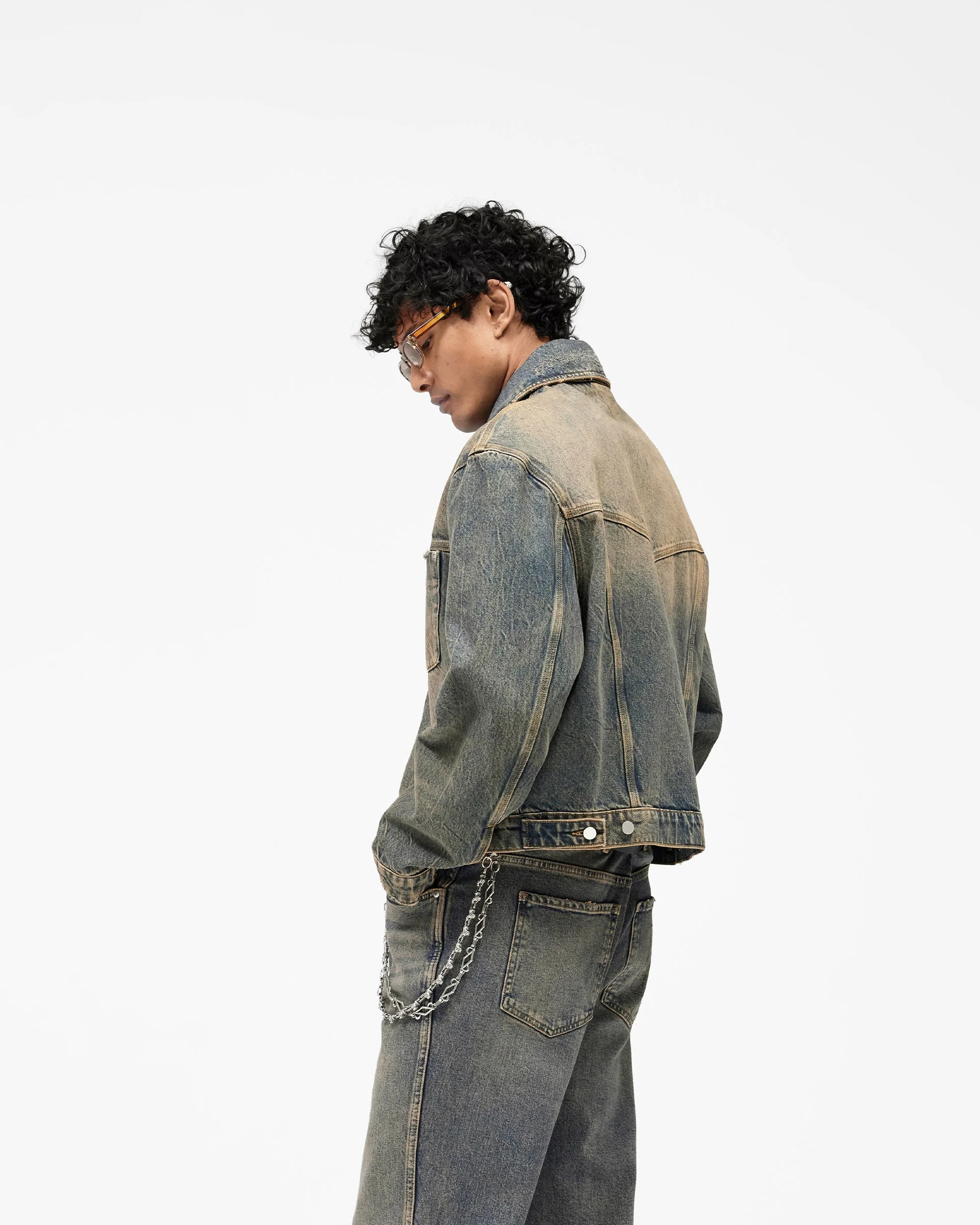Denim Trucker - Blue Cream - Image 4