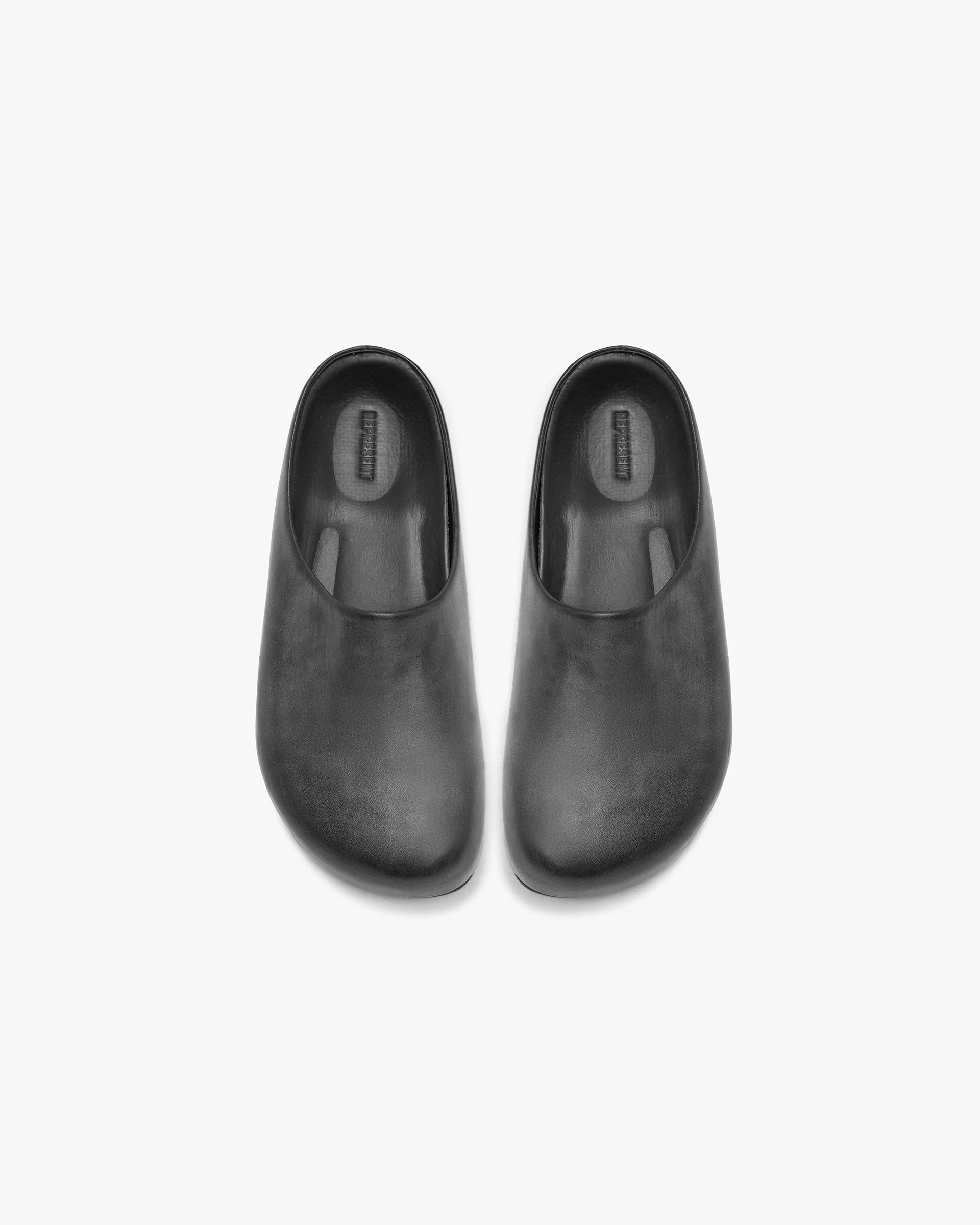 Distressed Mule - Off Black - Image 5