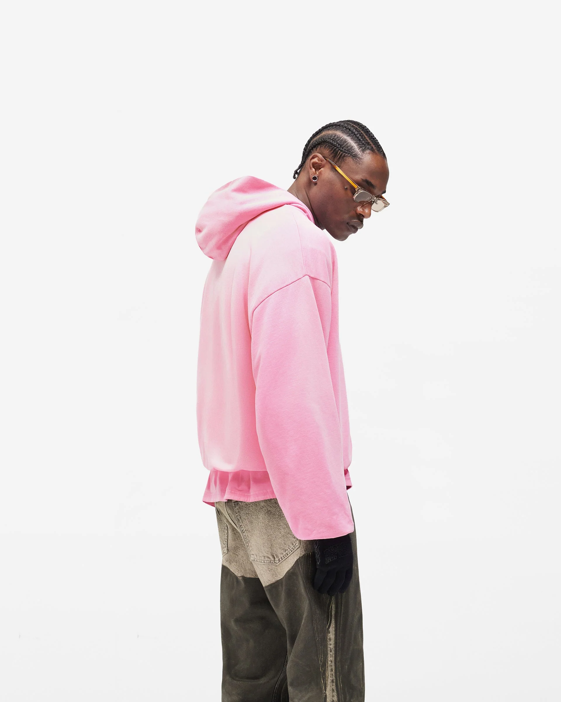 Dual Layer Script Hoodie - Candy - Image 6
