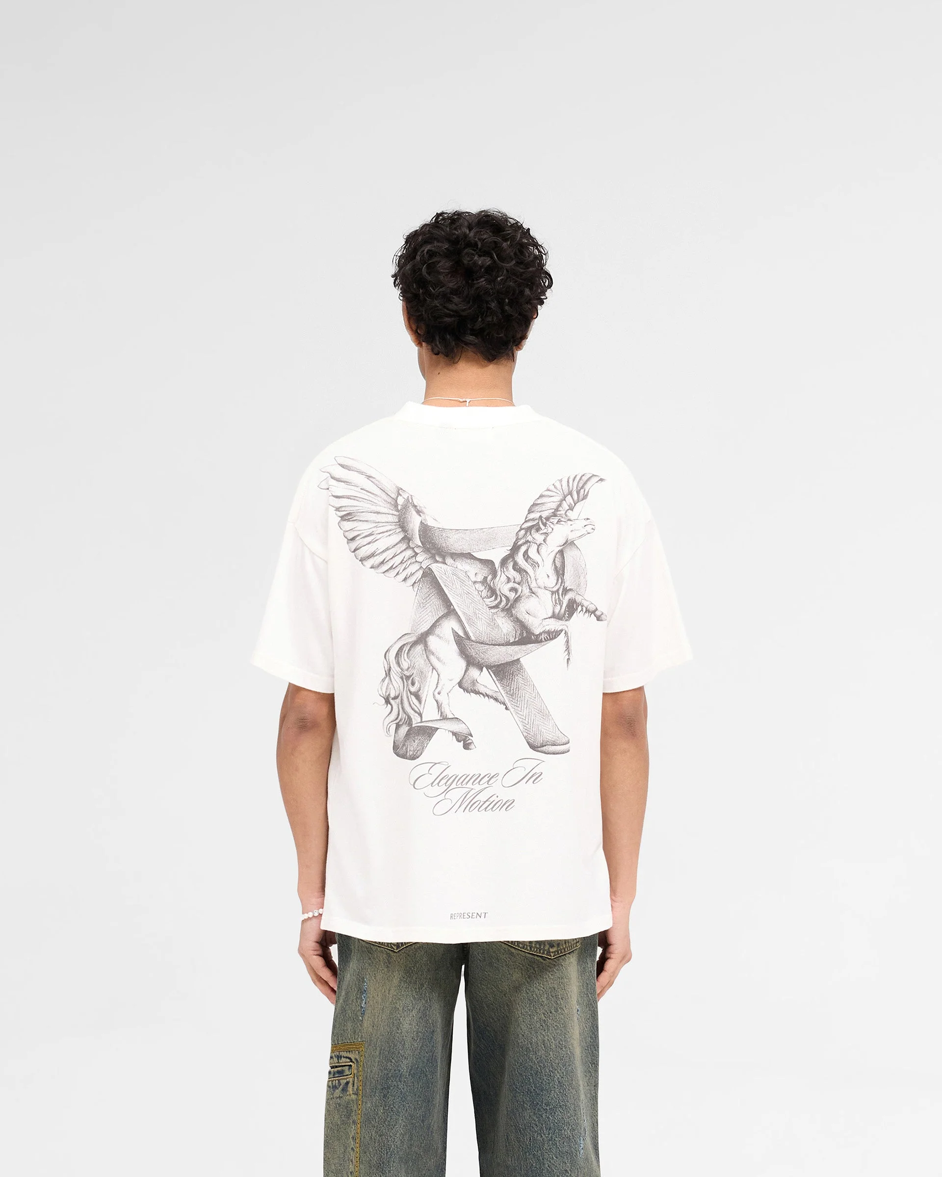 Elegance In Motion T-Shirt - Flat White - Image 5
