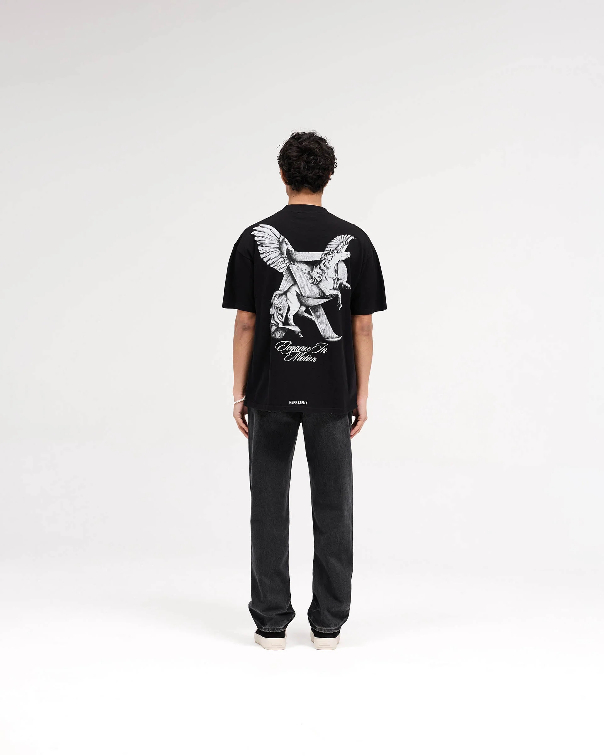 Elegance In Motion T-Shirt - Jet Black - Image 10