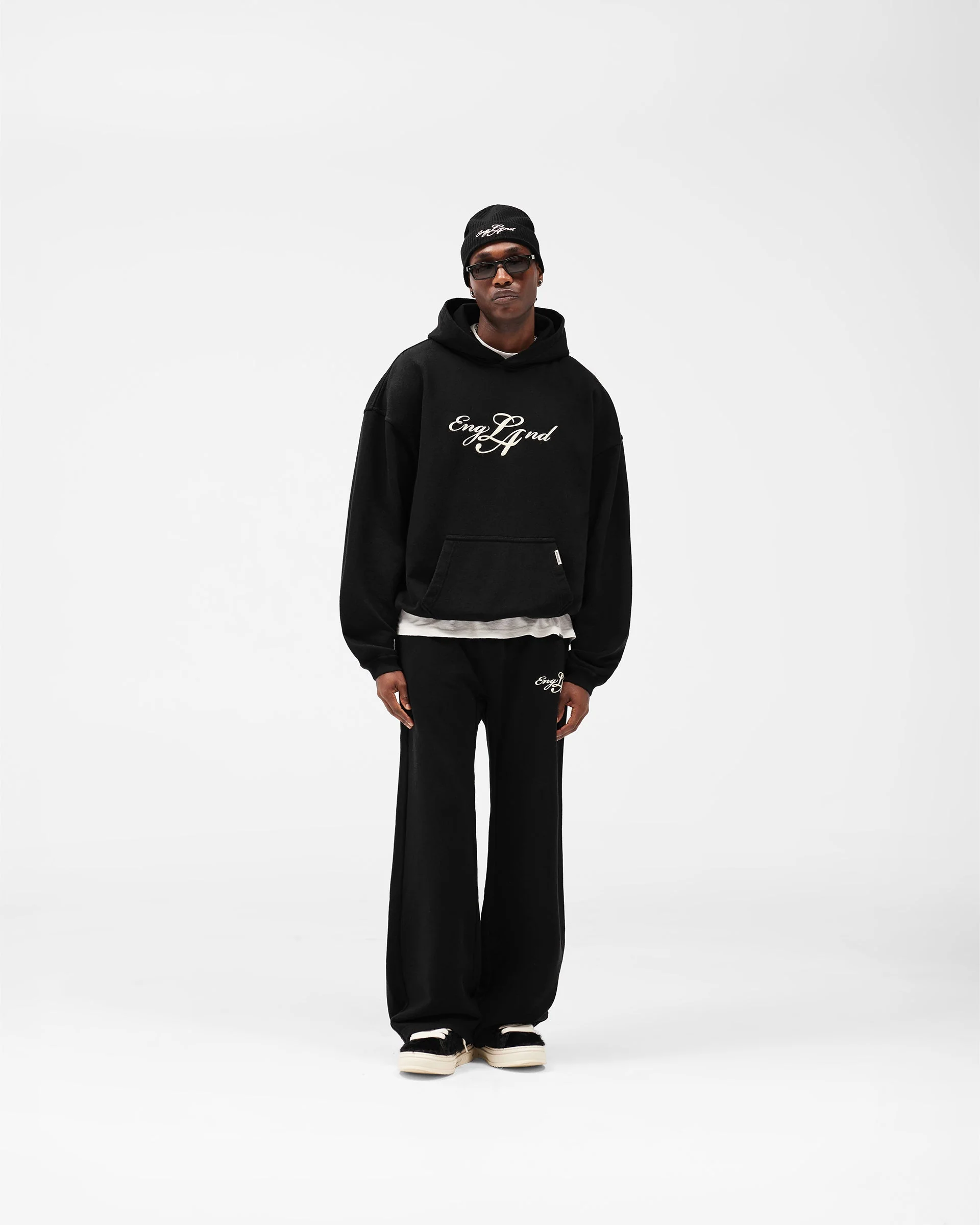 EngLAnd Hoodie - Jet Black - Image 6