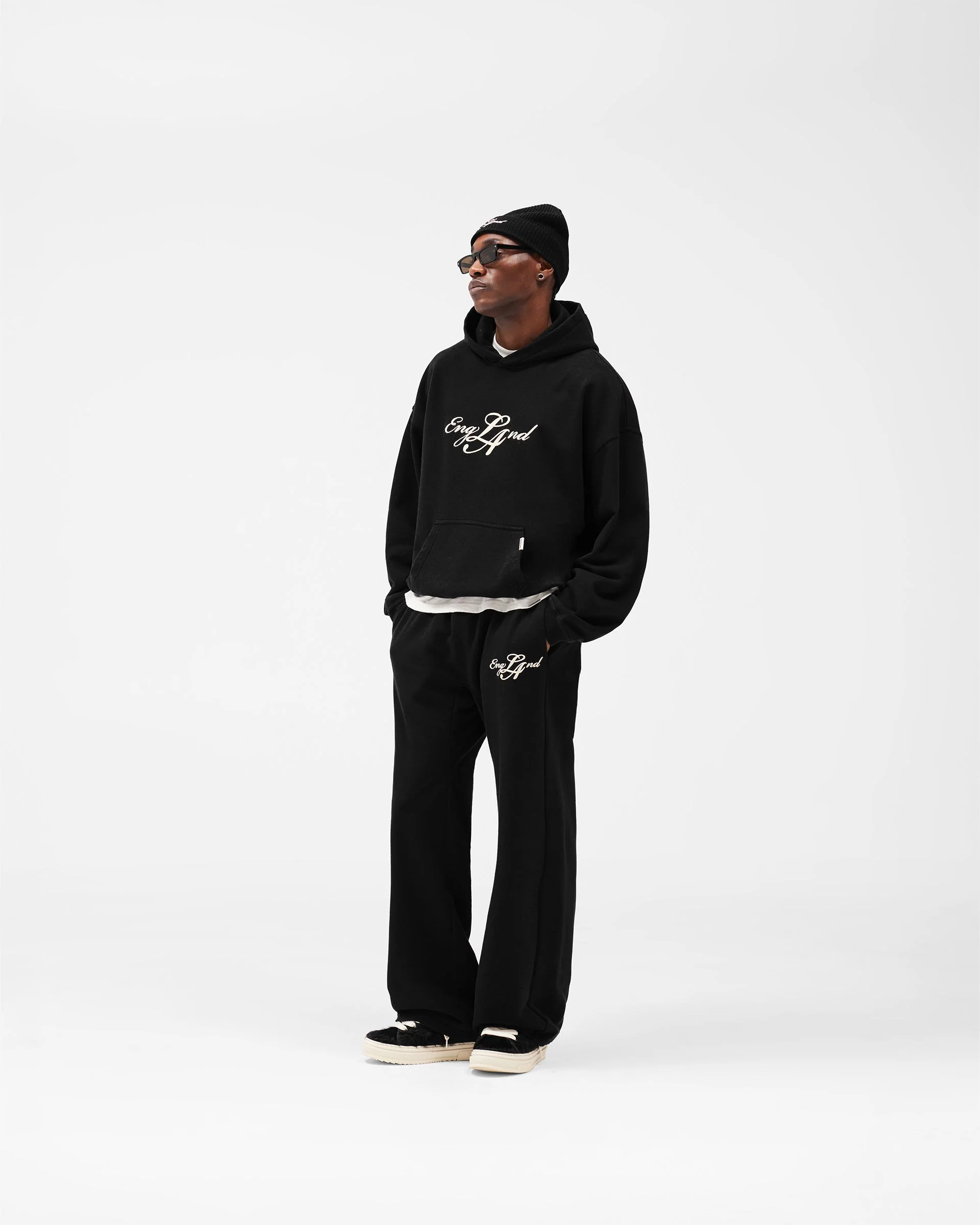 EngLAnd Hoodie - Jet Black - Image 7
