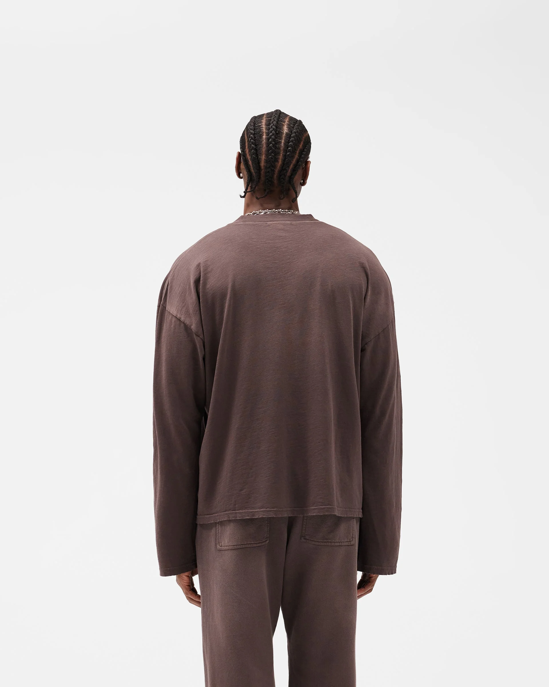 EngLAnd Long Sleeve T-Shirt - Washed Brown - Image 5