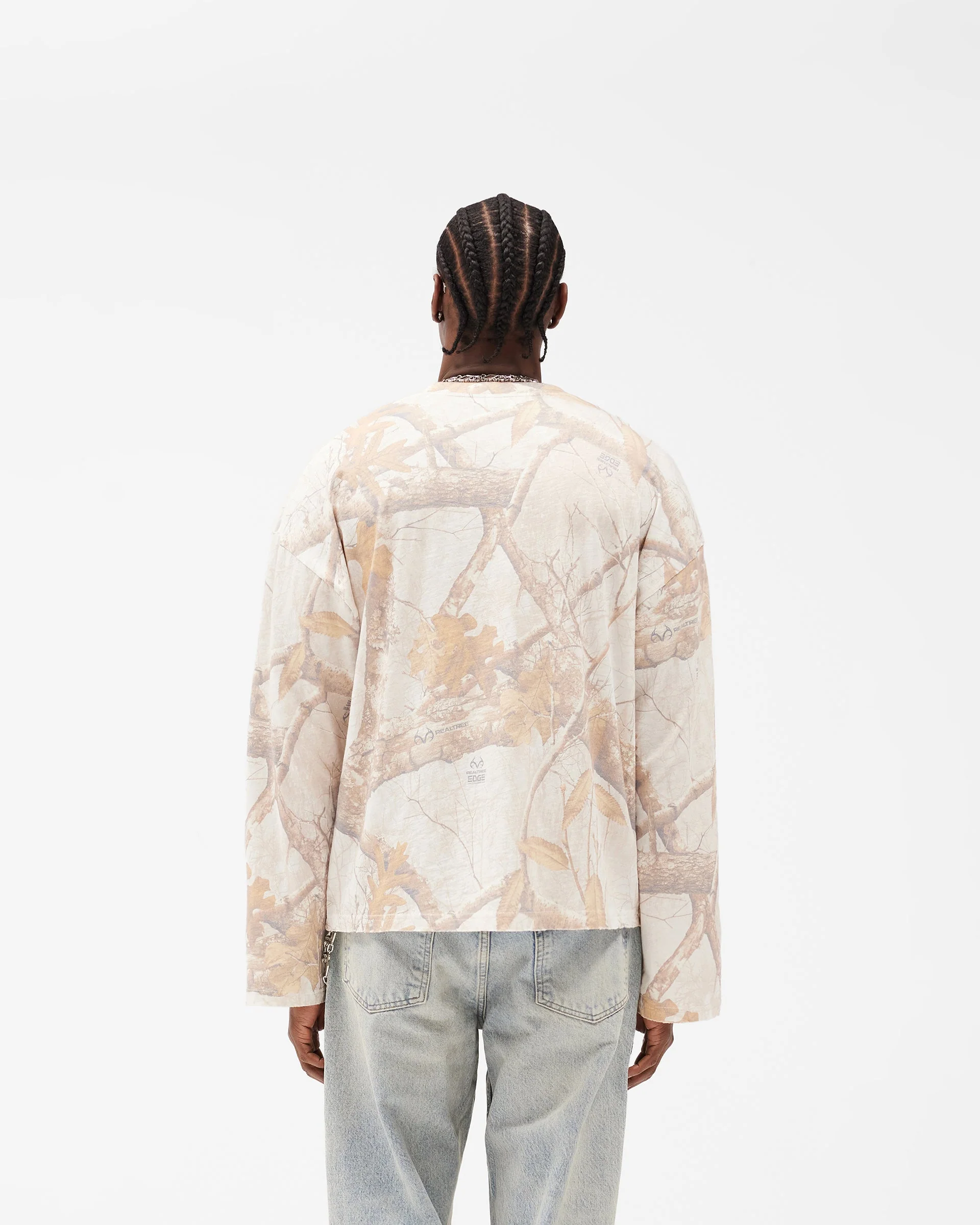EngLAnd Long Sleeve T-Shirt - Washed White Realtree® - Image 4