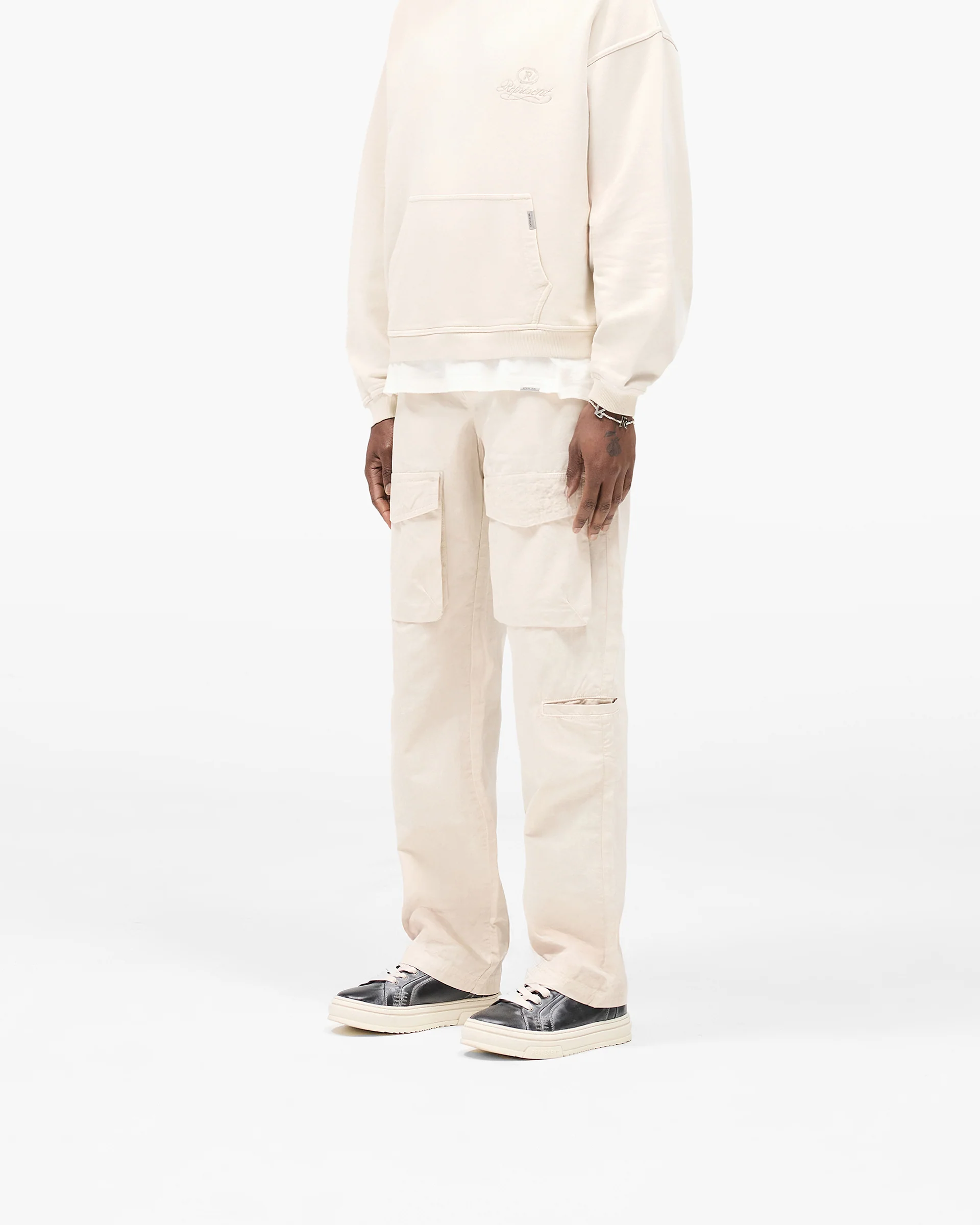 Front Pocket Cargo Pant - Champagne - Image 2