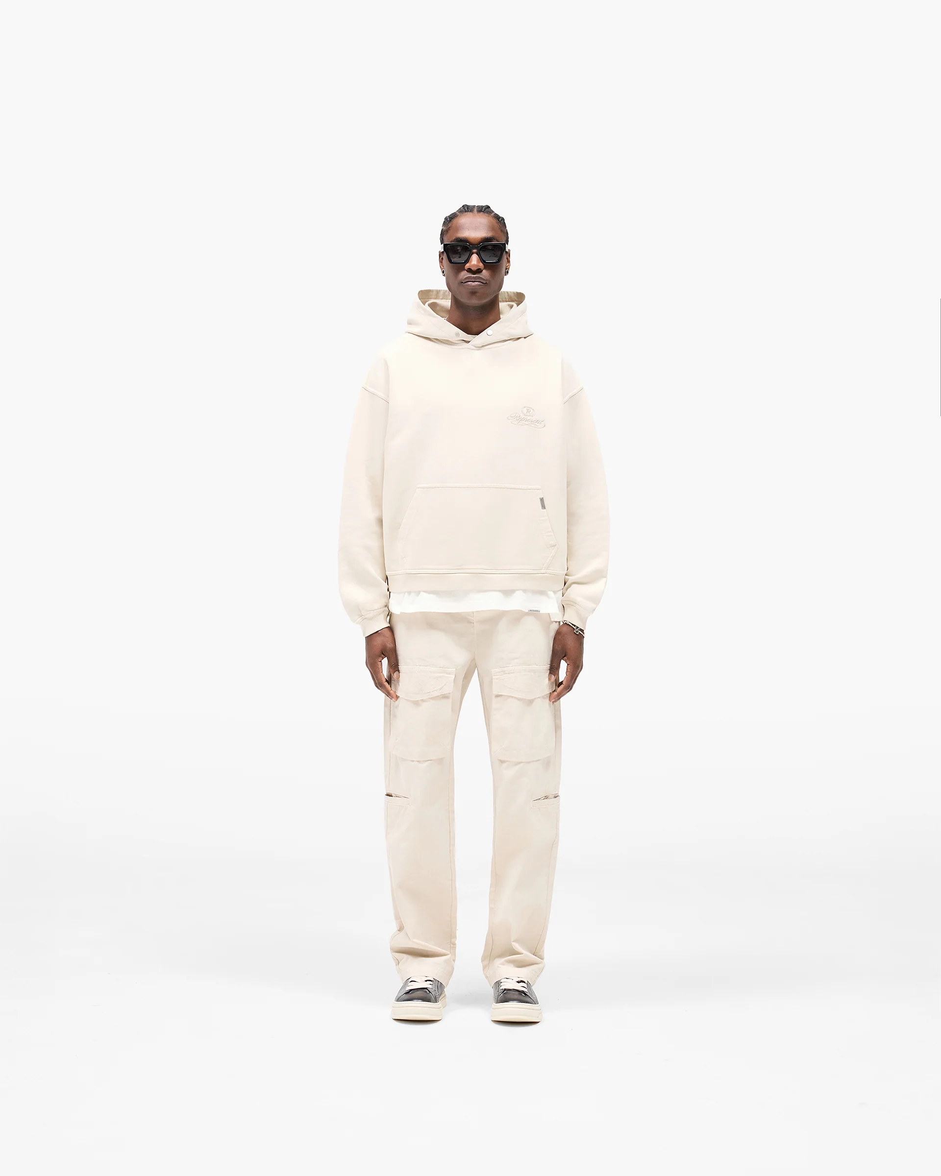 Front Pocket Cargo Pant - Champagne - Image 5