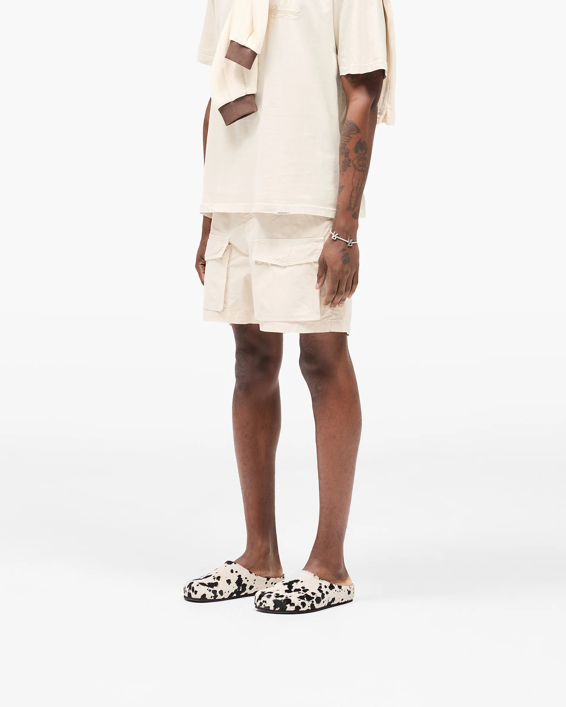 Front Pocket Cargo Short - Champagne - Image 2