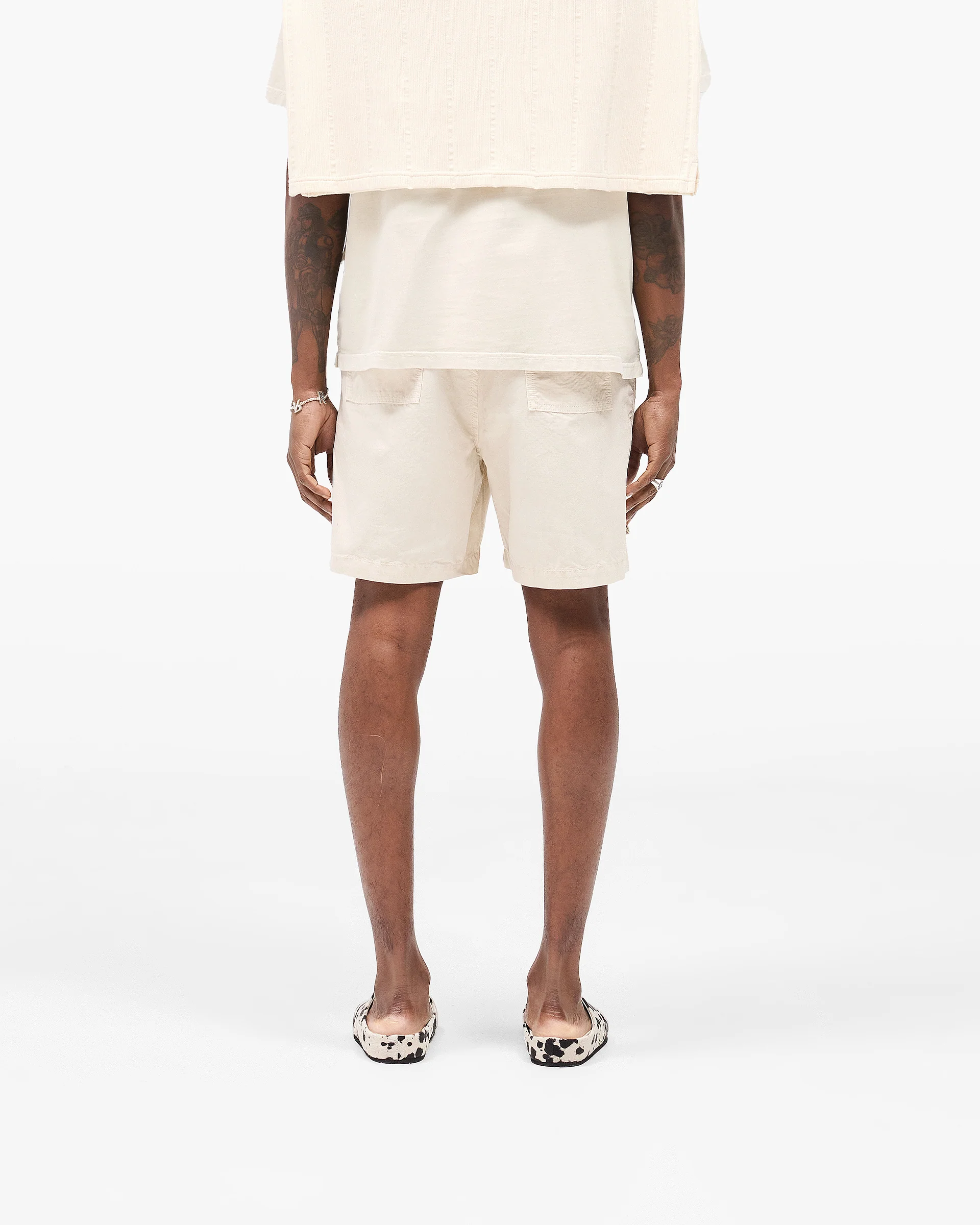 Front Pocket Cargo Short - Champagne - Image 4