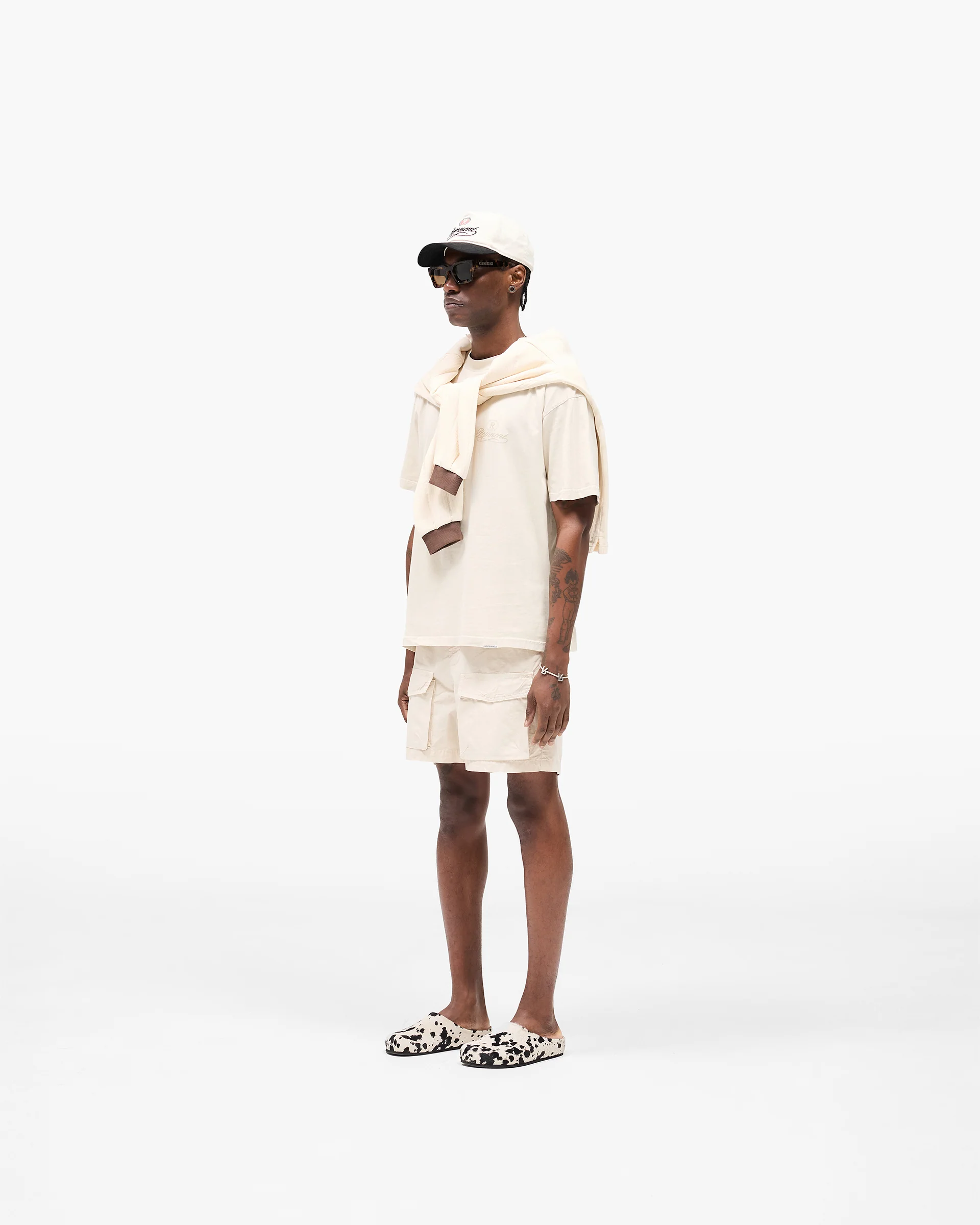 Front Pocket Cargo Short - Champagne - Image 6