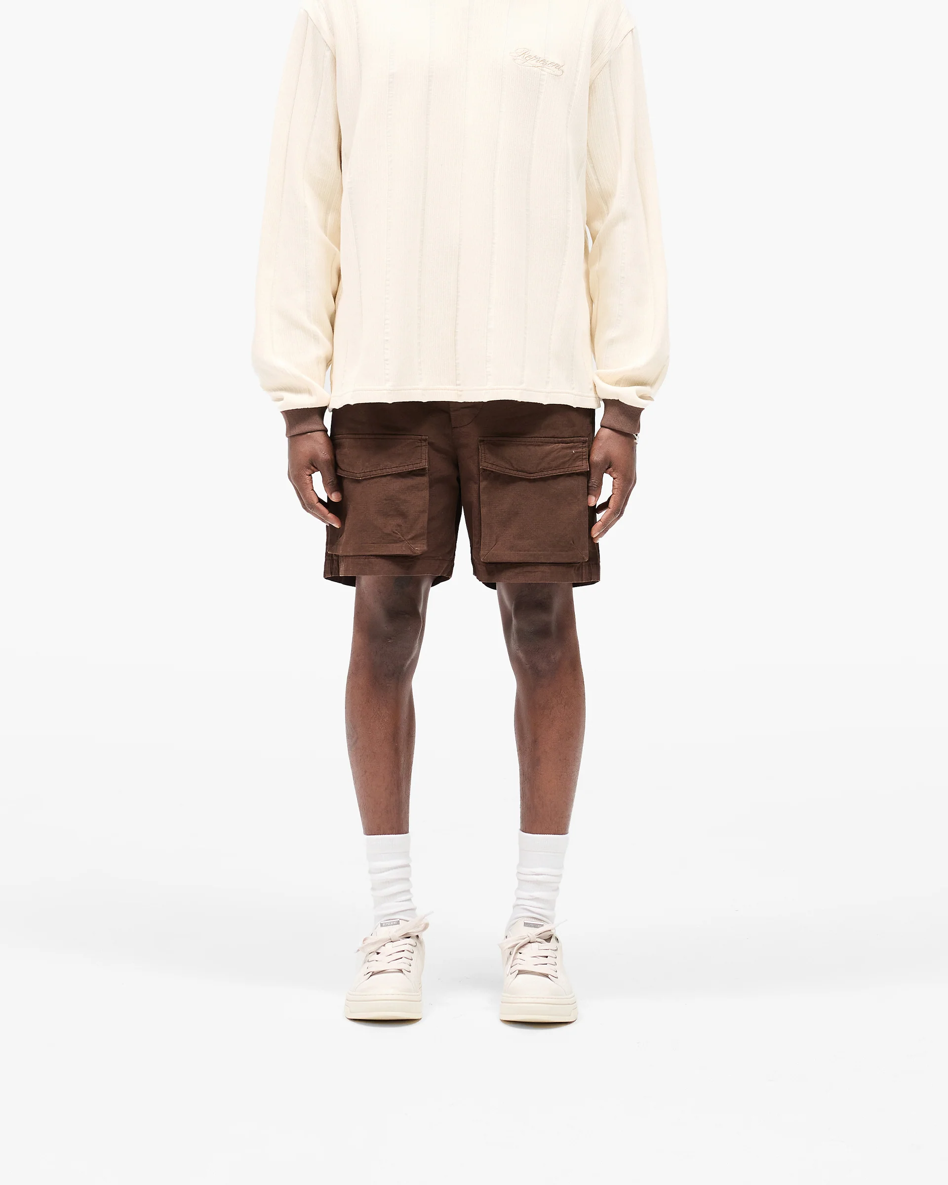 Front Pocket Cargo Short - Tobacco - Image 3