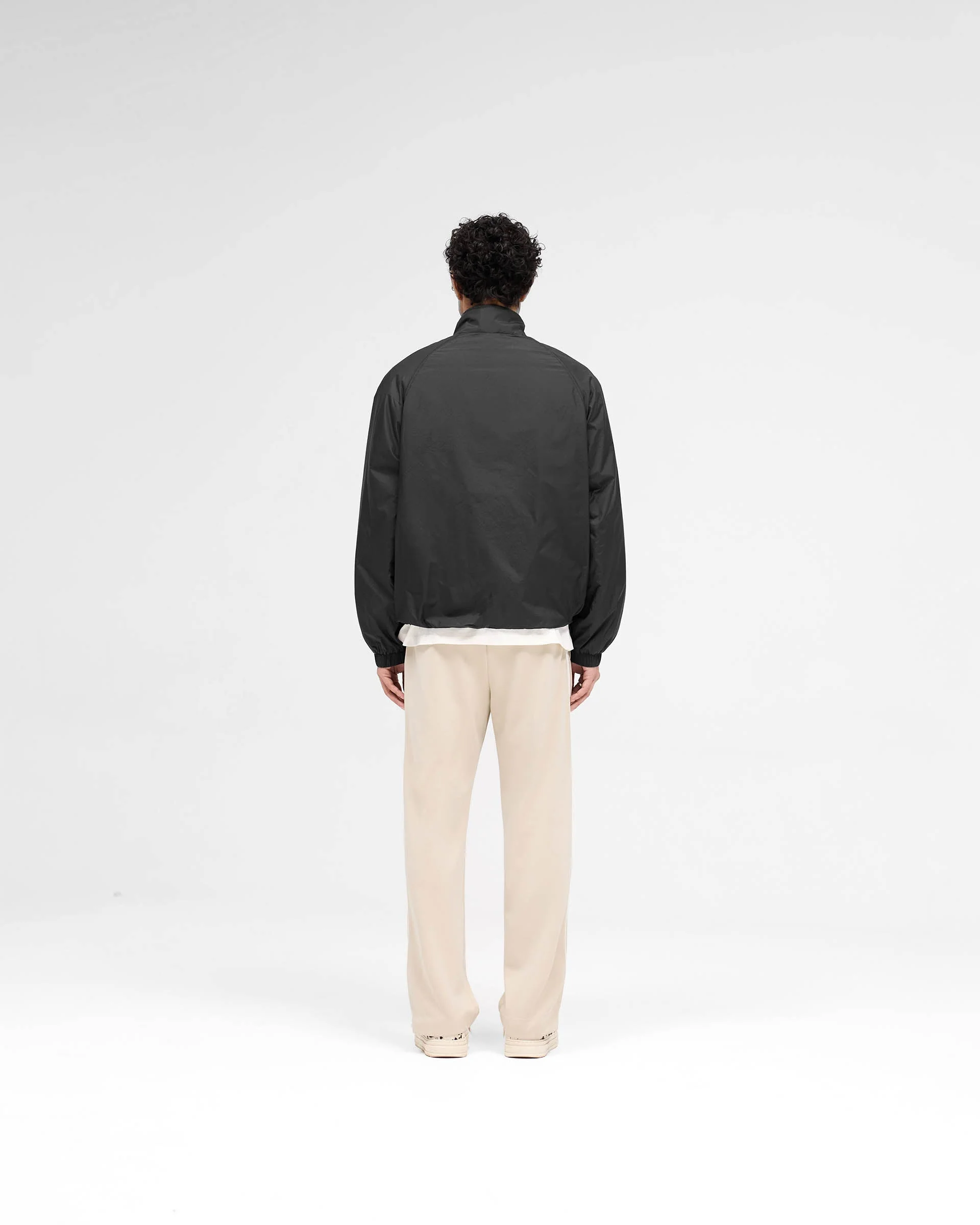 Funnel Neck Jacket - Black - Image 7