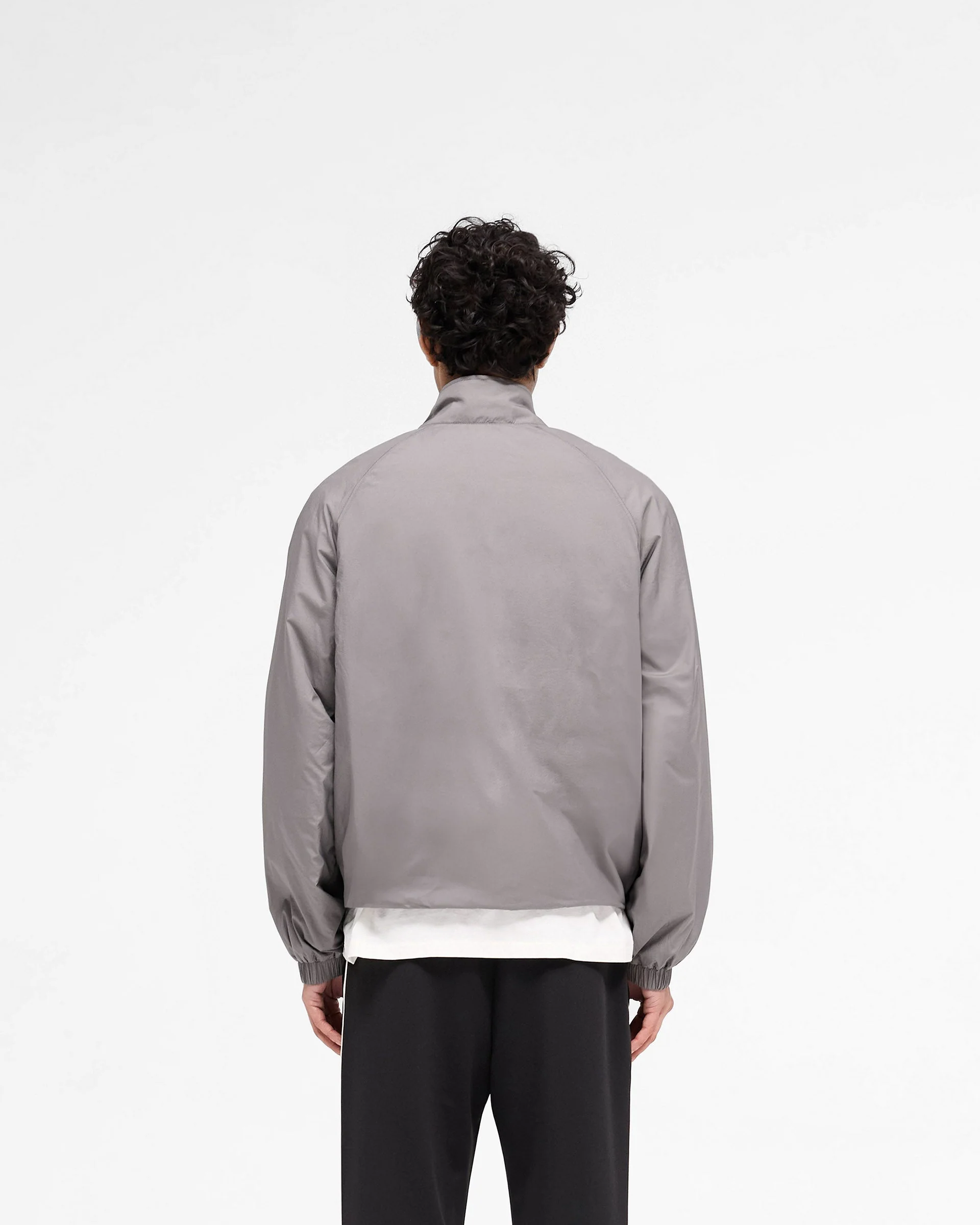 Funnel Neck Jacket - Stone - Image 4