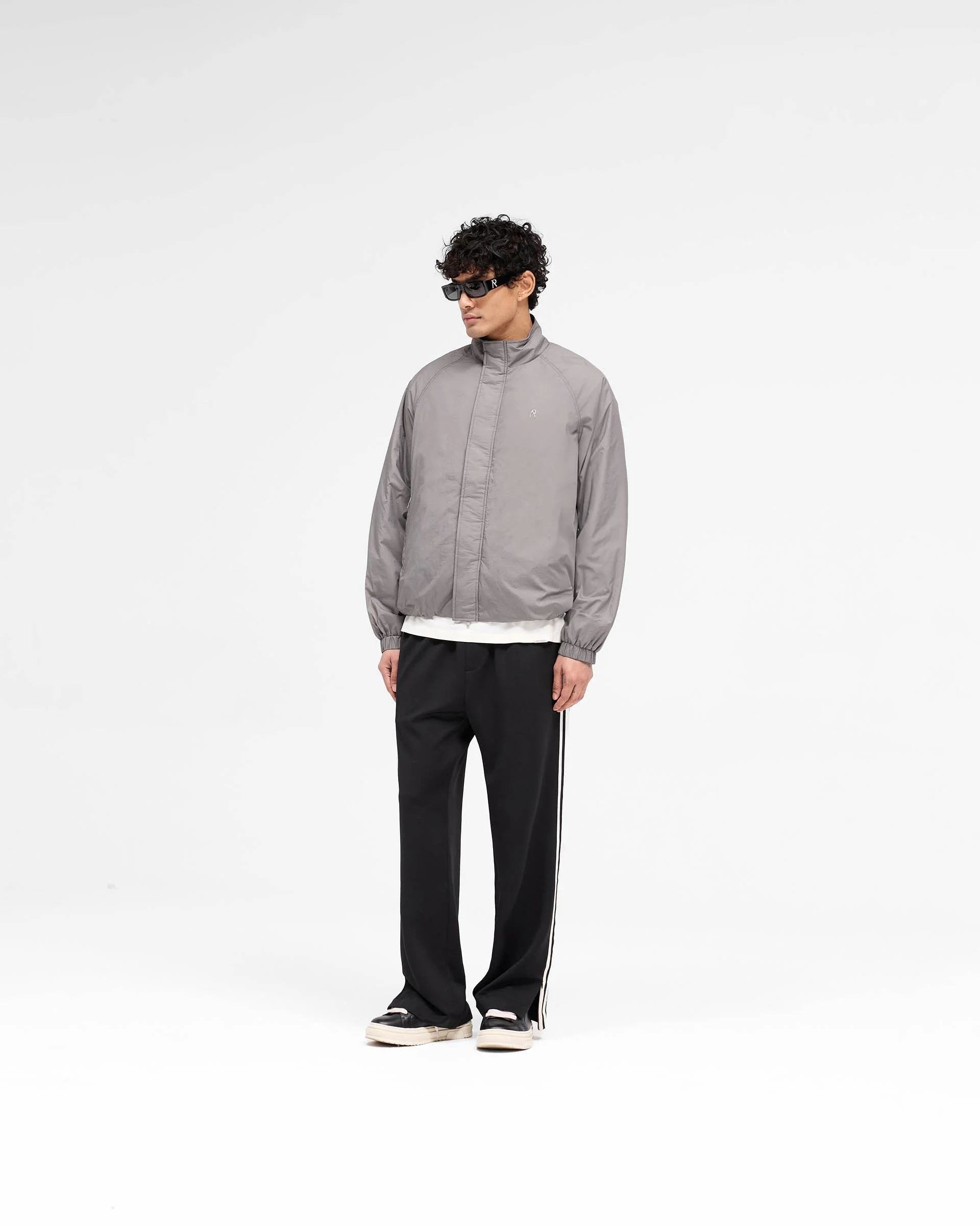 Funnel Neck Jacket - Stone - Image 5