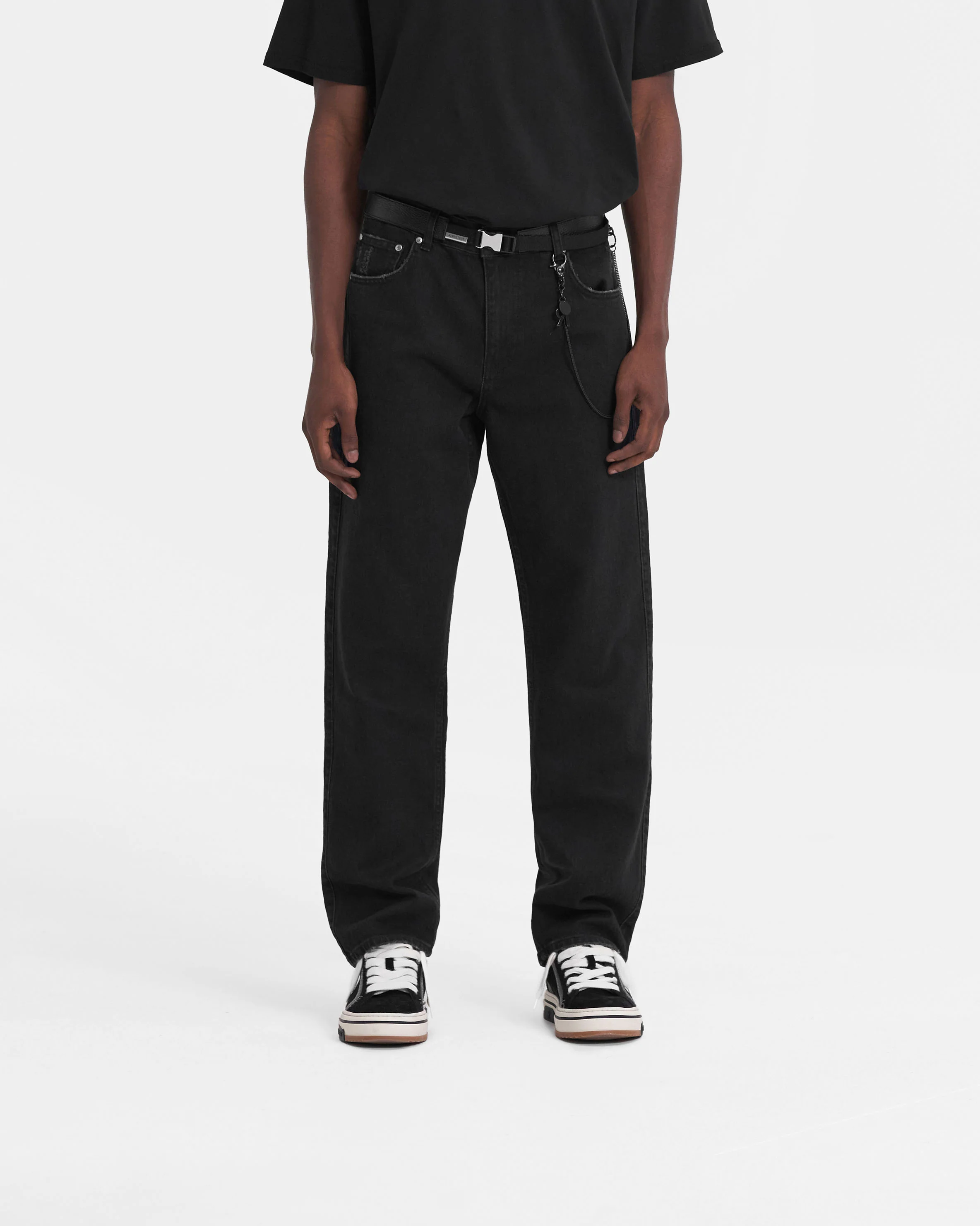 R2 Straight Leg Denim - Black - Image 2