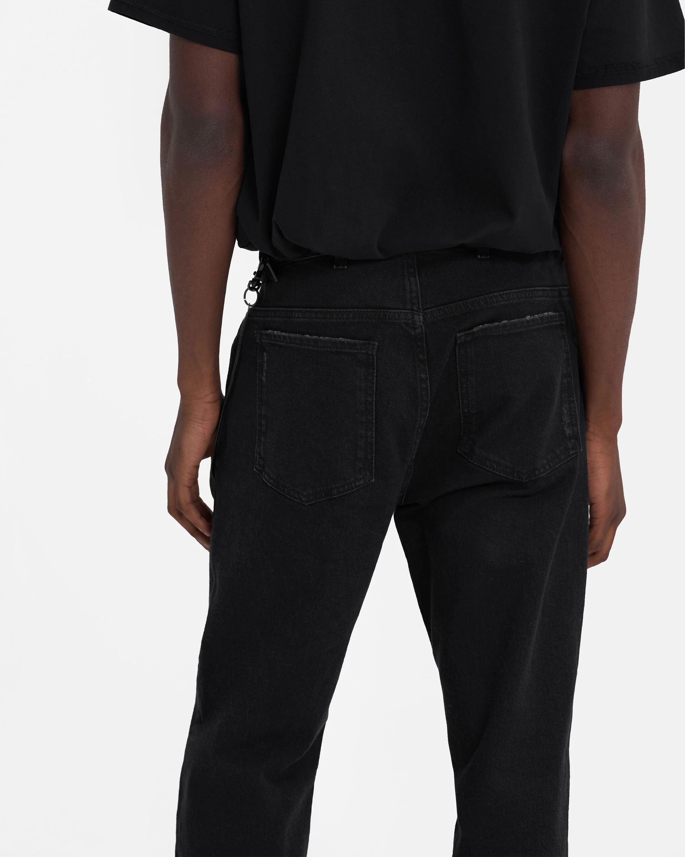 R2 Straight Leg Denim - Black - Image 6