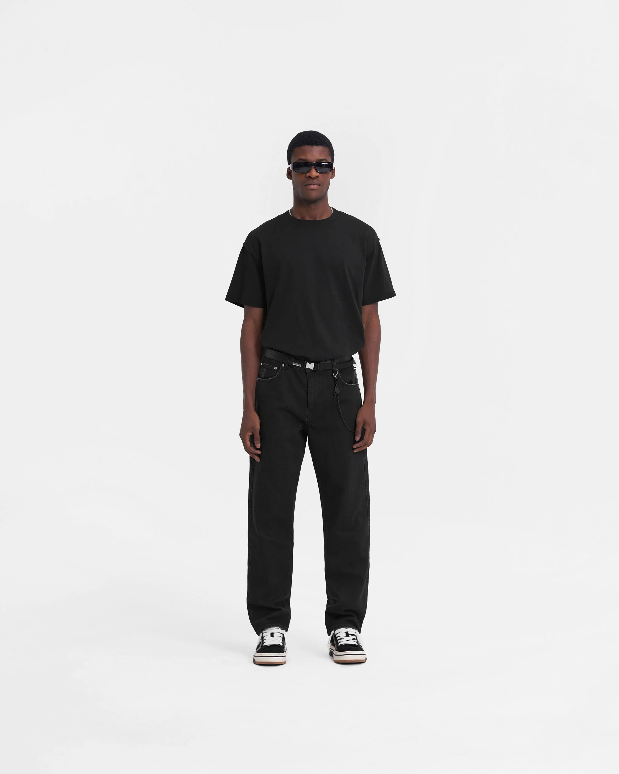 R2 Straight Leg Denim - Black - Image 8