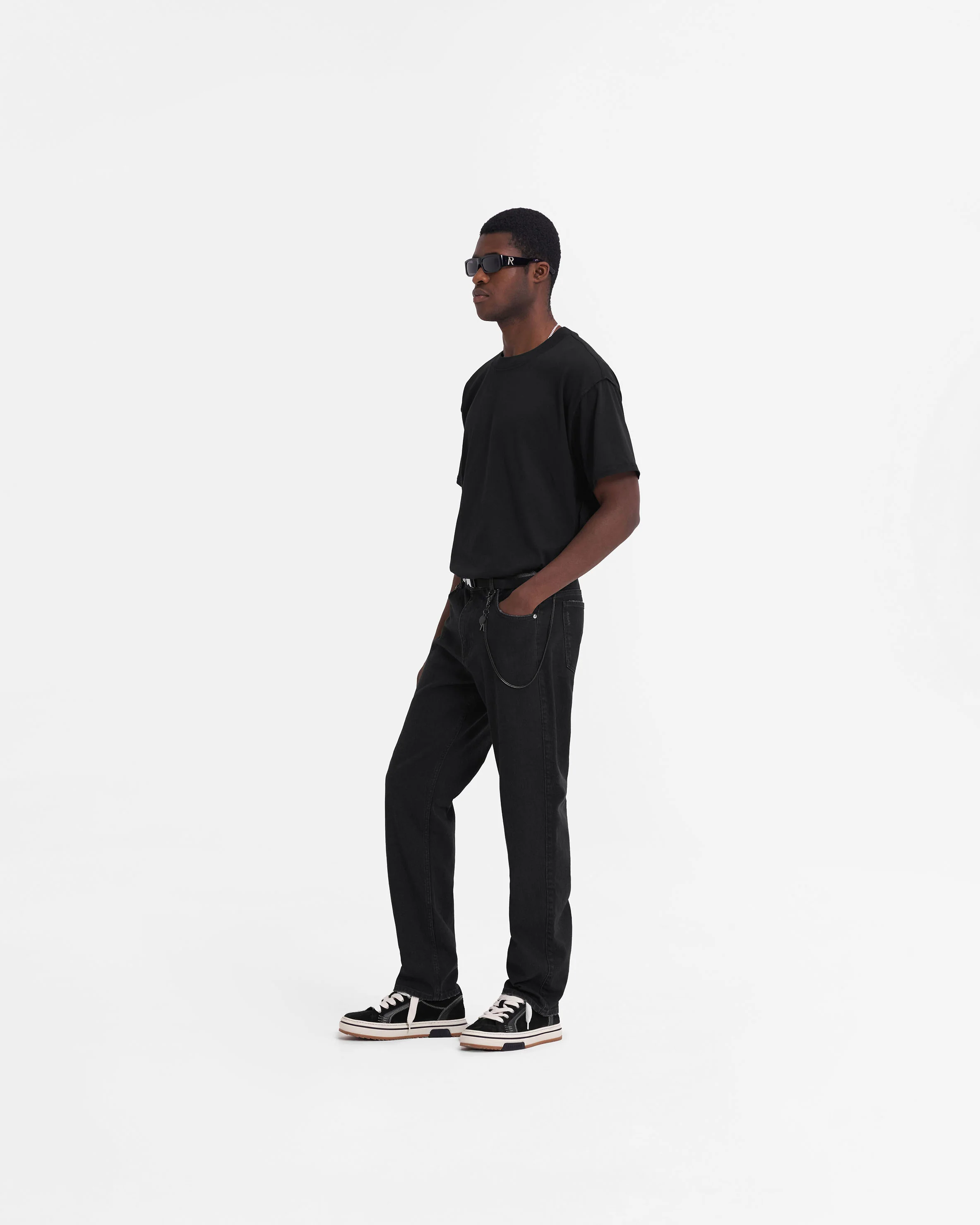 R2 Straight Leg Denim - Black - Image 9
