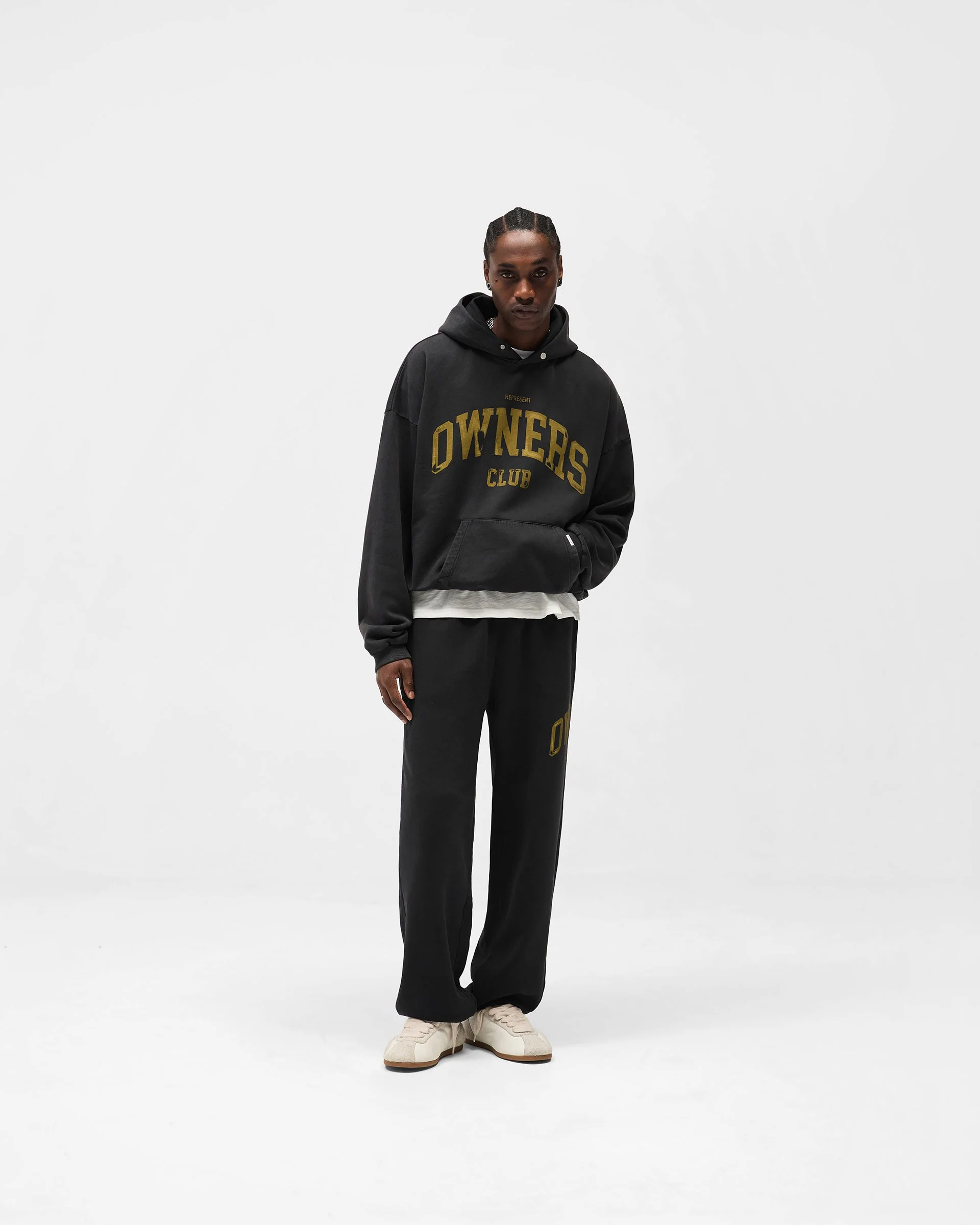 Represent Owners Club Hoodie - Faded Black - Image 6