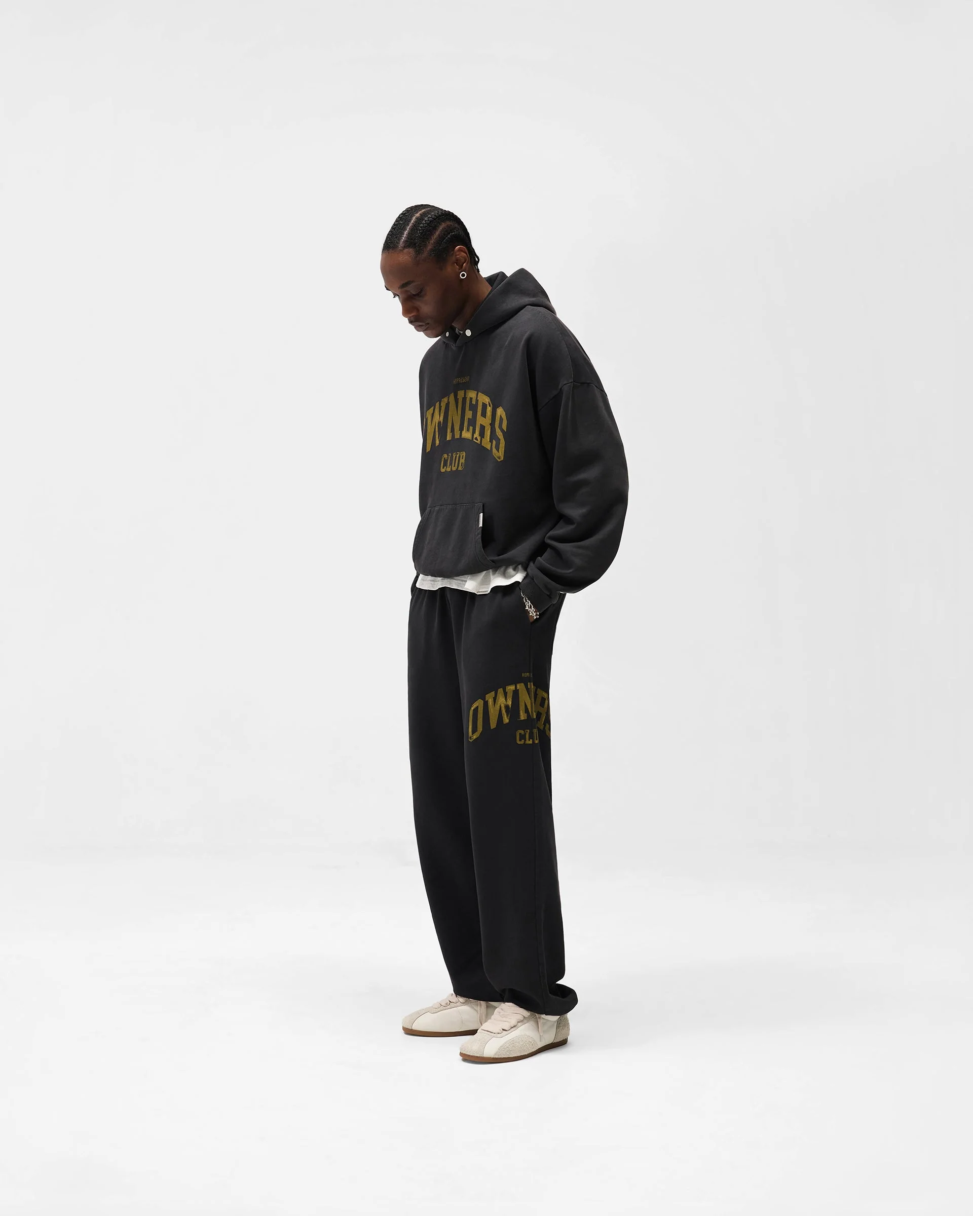 Represent Owners Club Hoodie - Faded Black - Image 8