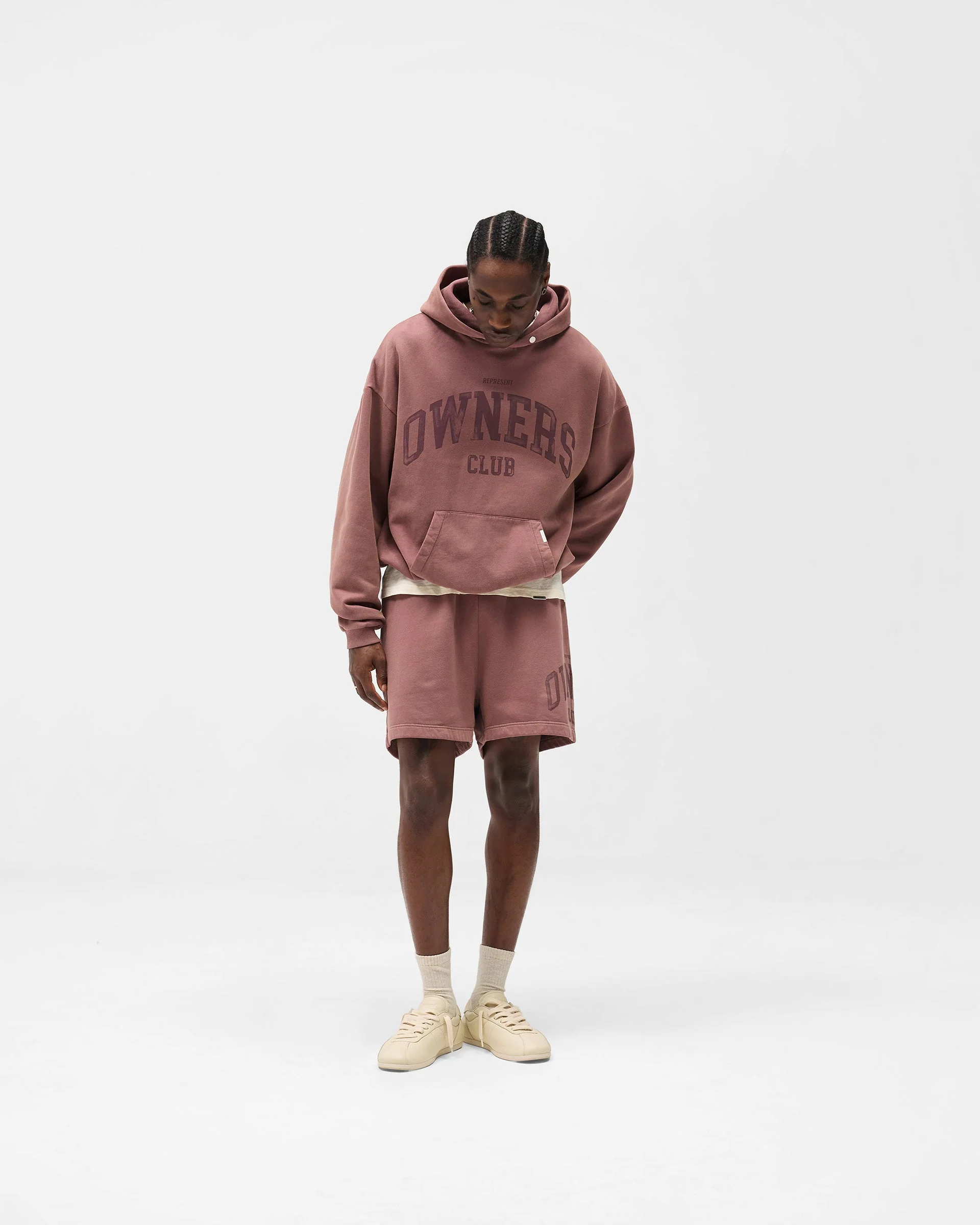 Represent Owners Club Hoodie - Smoked Rose - Image 5