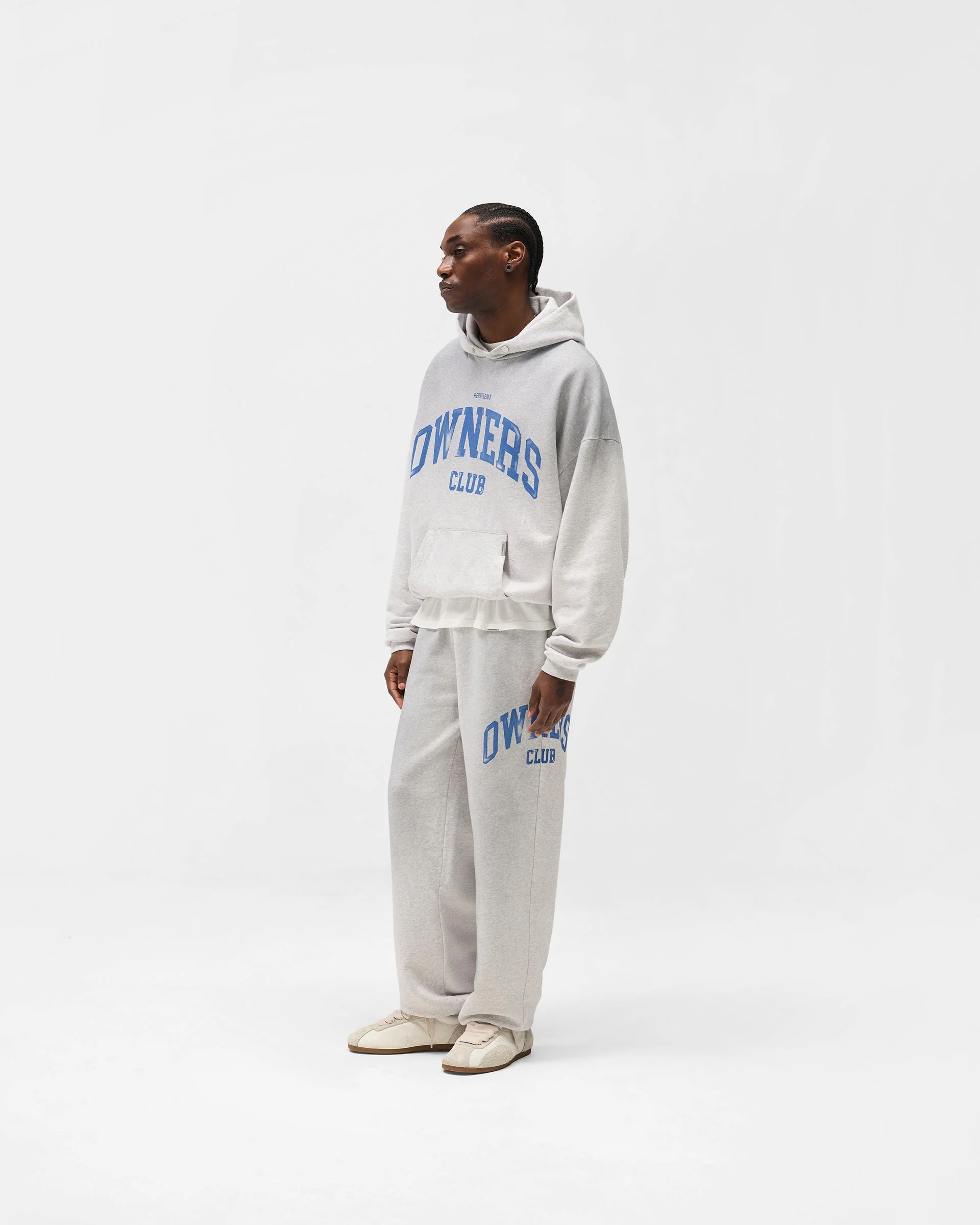 Represent Owners Club Hoodie - Sprayed Ice Grey Marl - Image 8