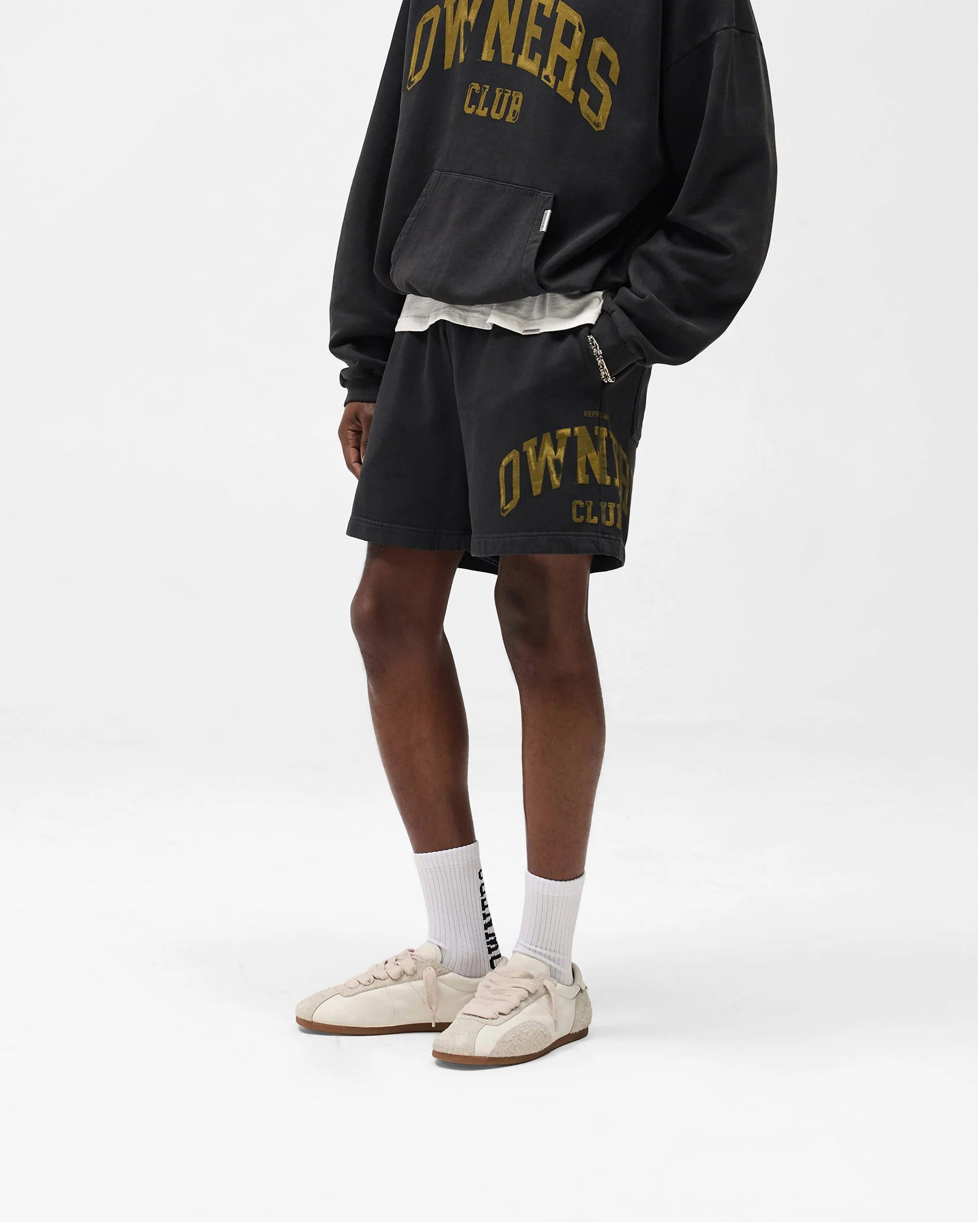 Represent Owners Club Shorts - Faded Black - Image 2