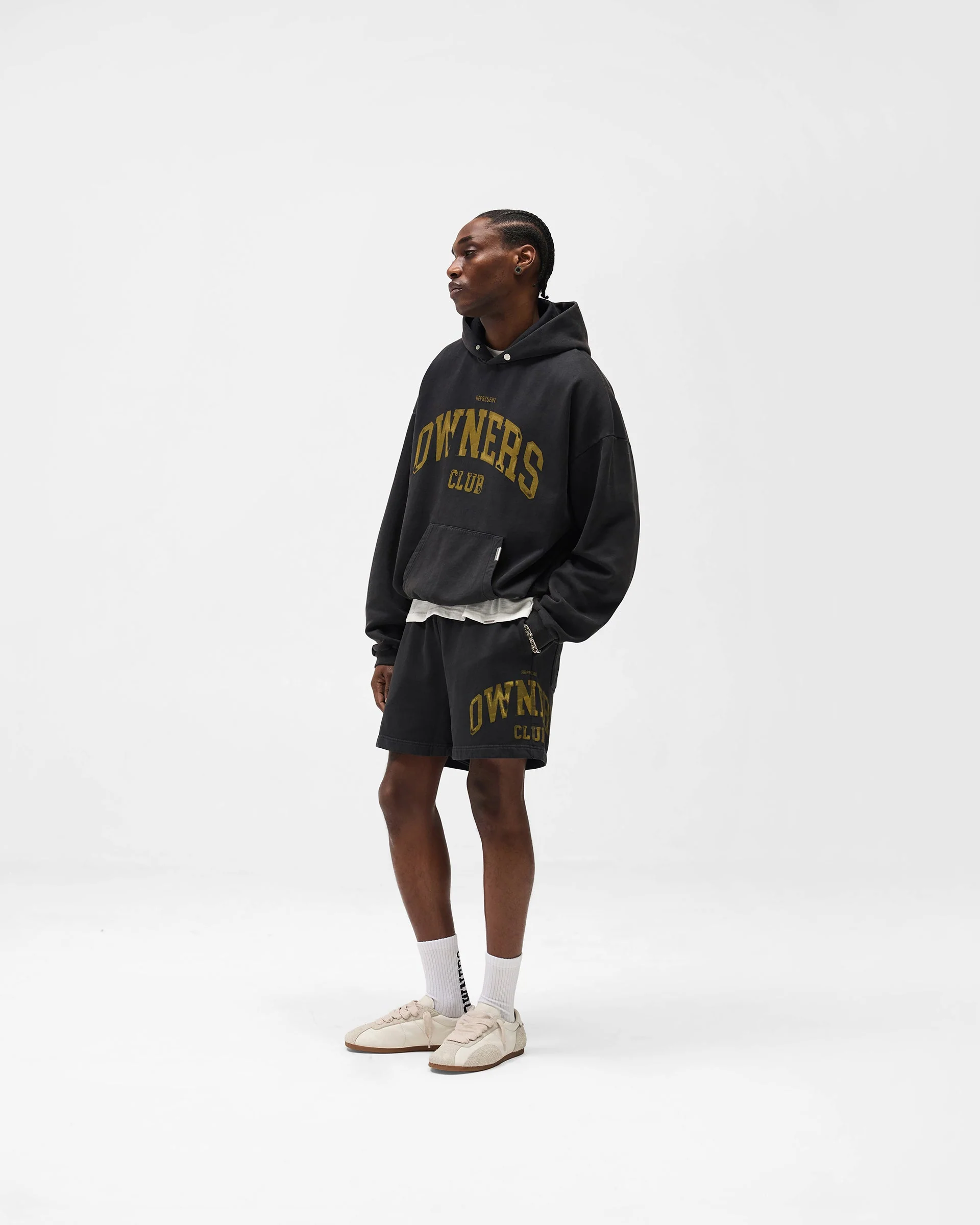 Represent Owners Club Shorts - Faded Black - Image 6