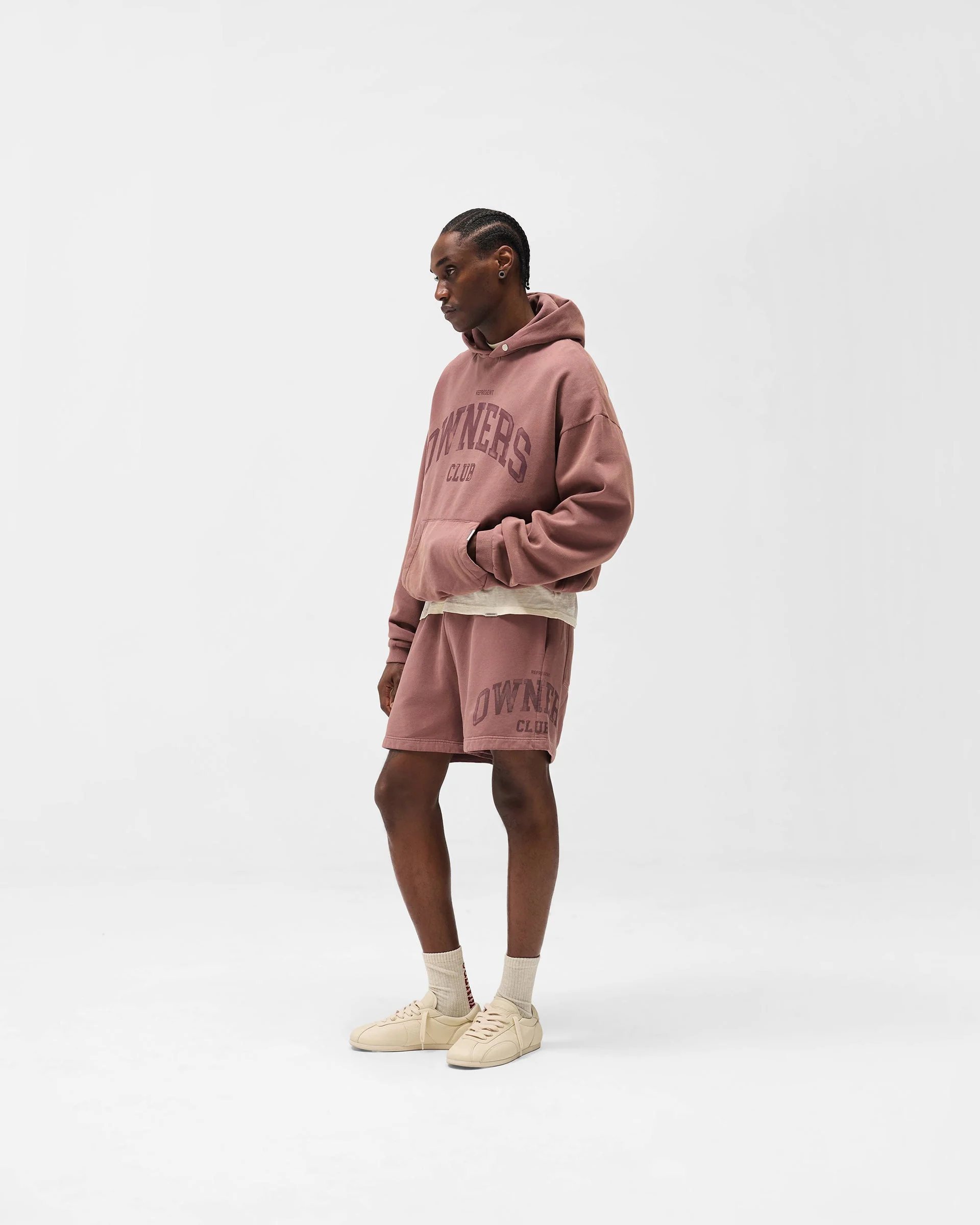 Represent Owners Club Shorts - Smoked Rose - Image 6
