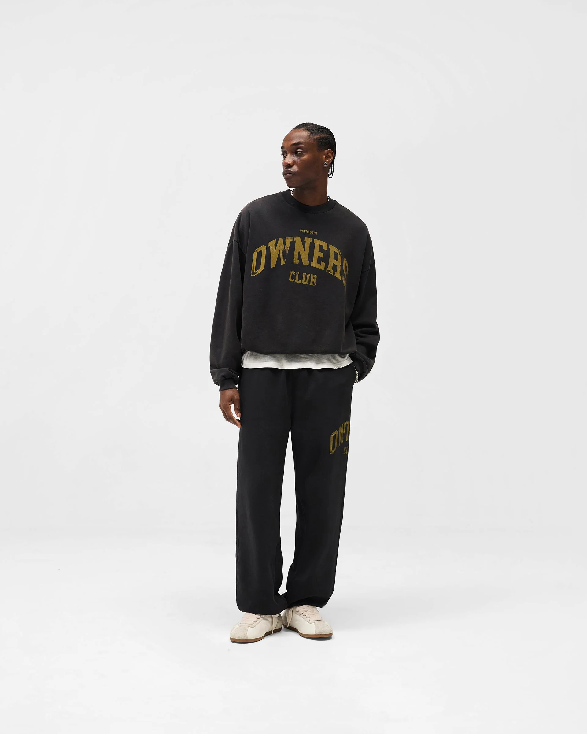 Represent Owners Club Sweater - Faded Black - Image 7