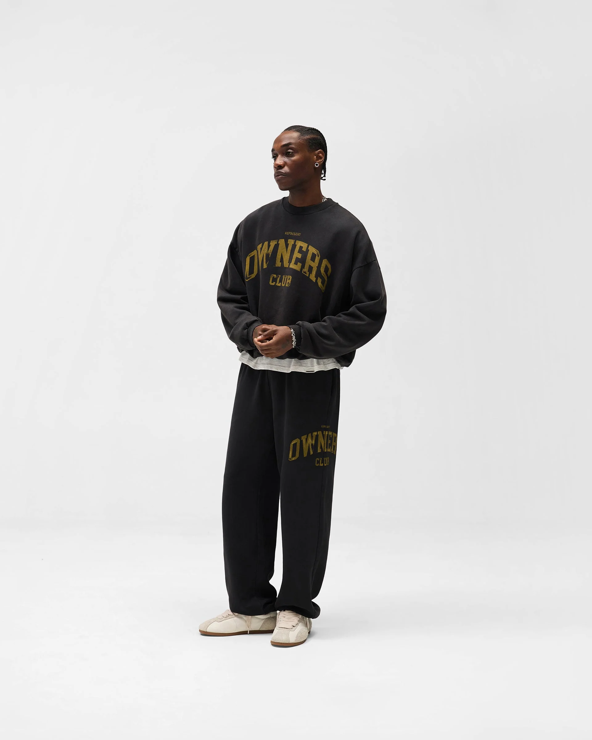 Represent Owners Club Sweater - Faded Black - Image 8