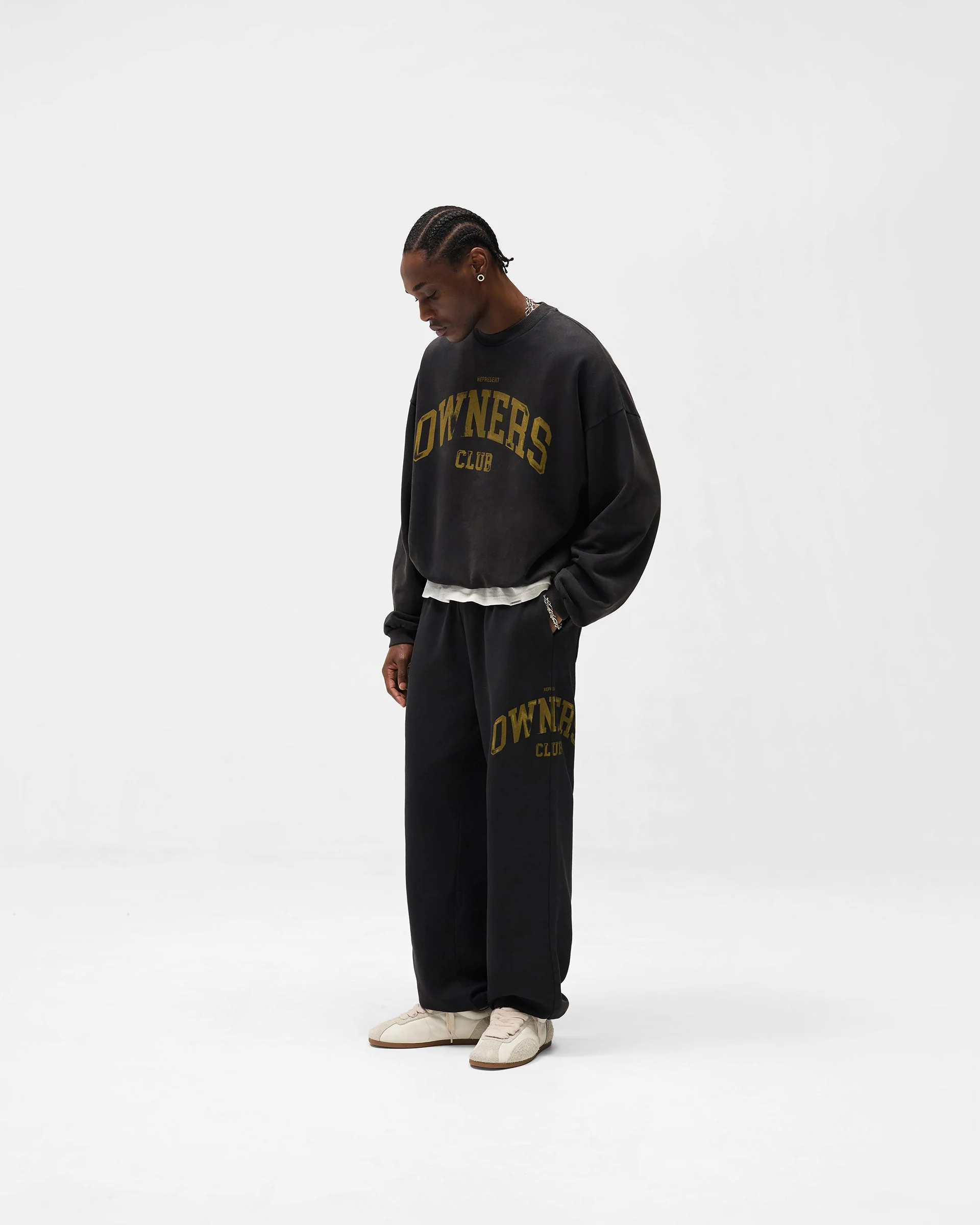 Represent Owners Club Sweater - Faded Black - Image 9