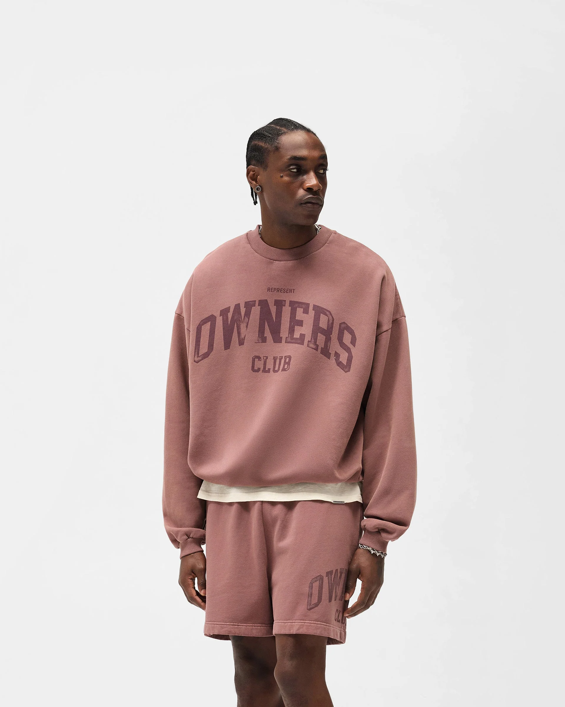 Represent Owners Club Sweater - Smoked Rose - Image 2