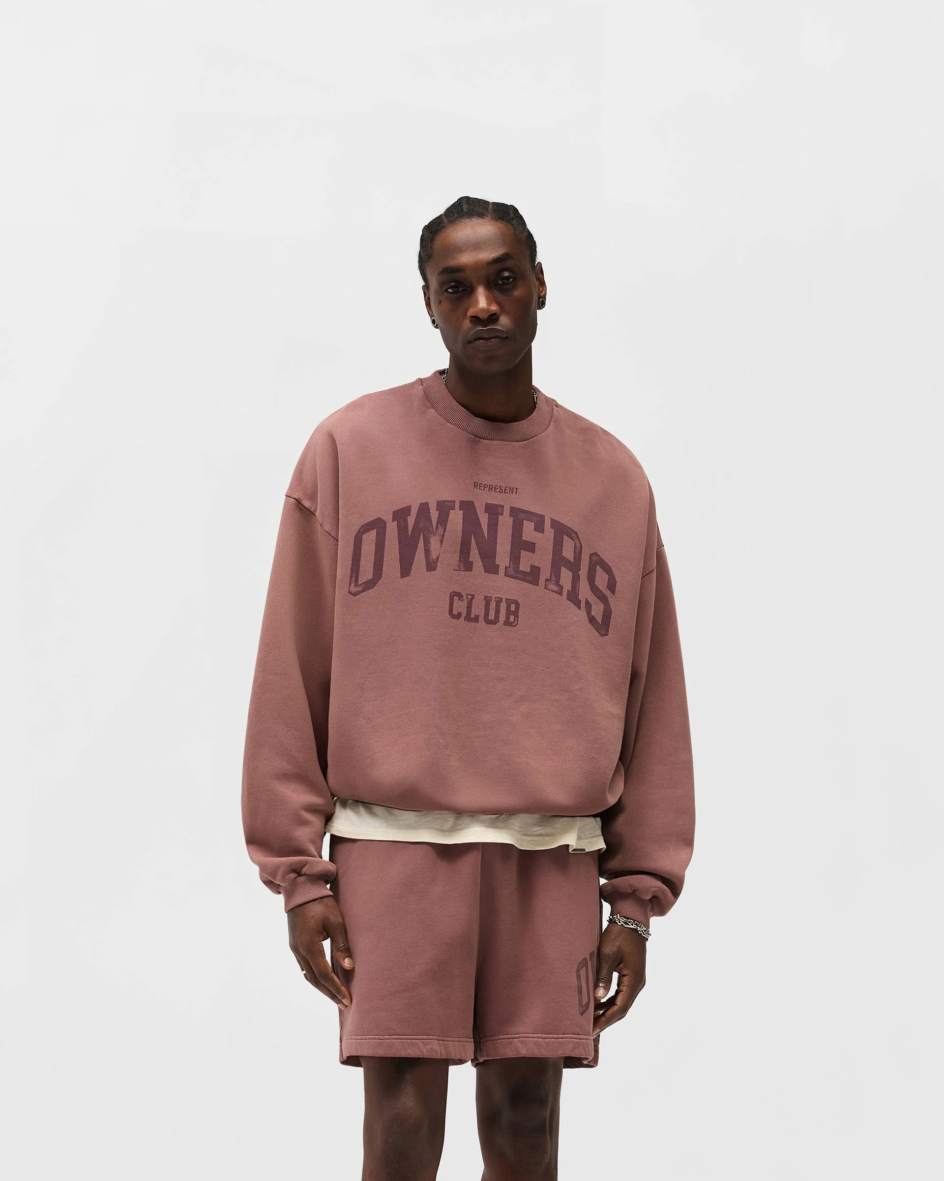 Represent Owners Club Sweater - Smoked Rose - Image 3