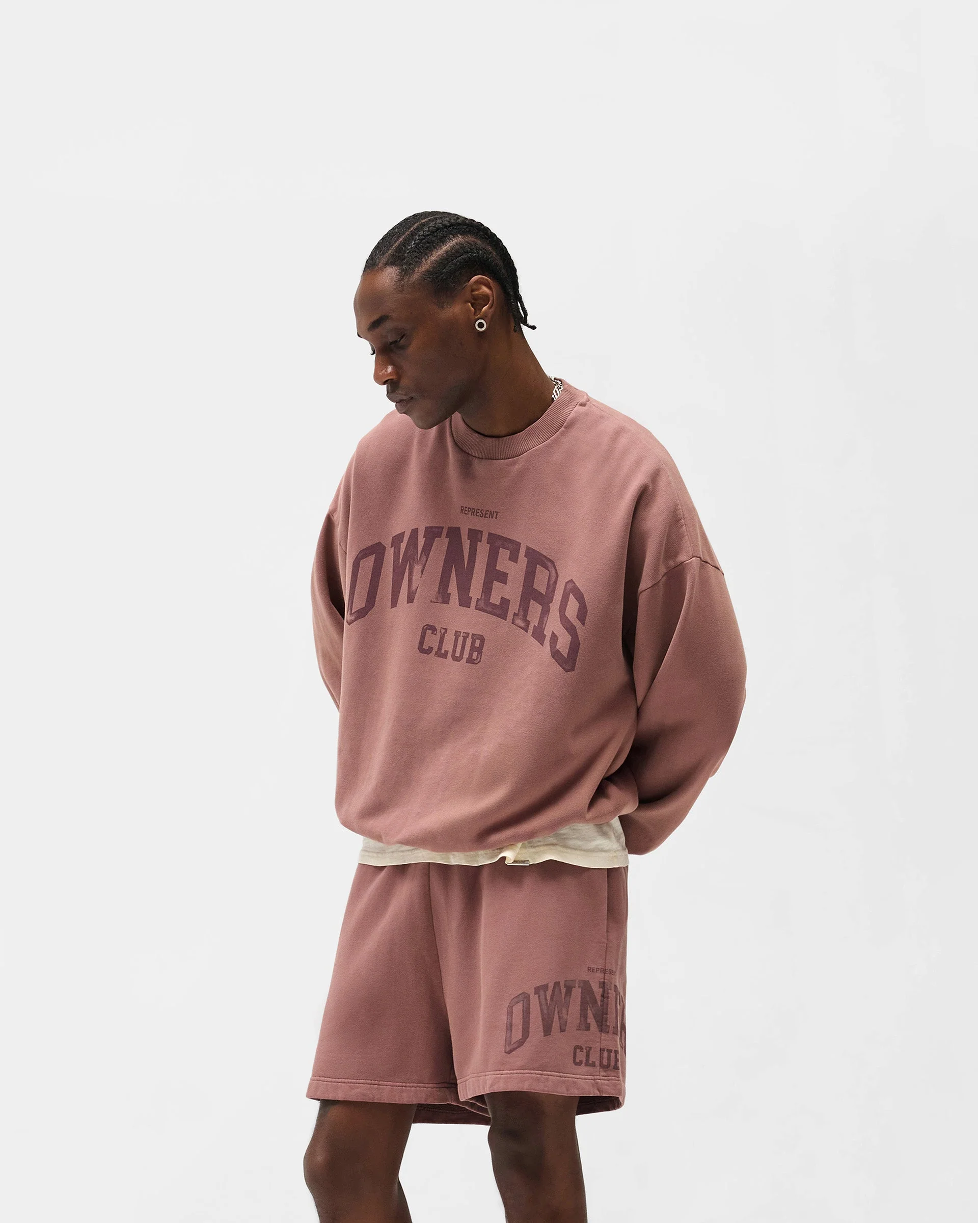 Represent Owners Club Sweater - Smoked Rose - Image 5