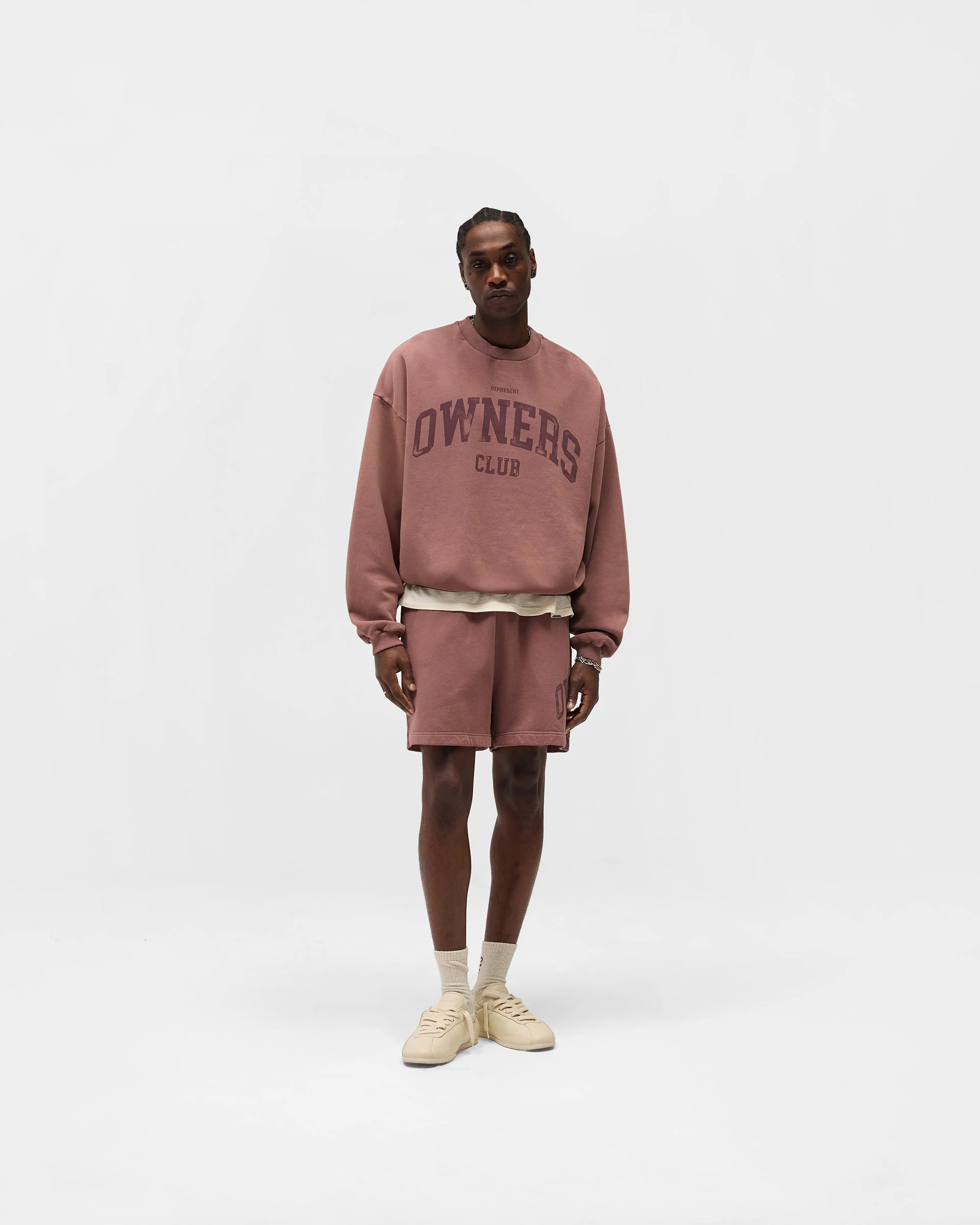 Represent Owners Club Sweater - Smoked Rose - Image 6