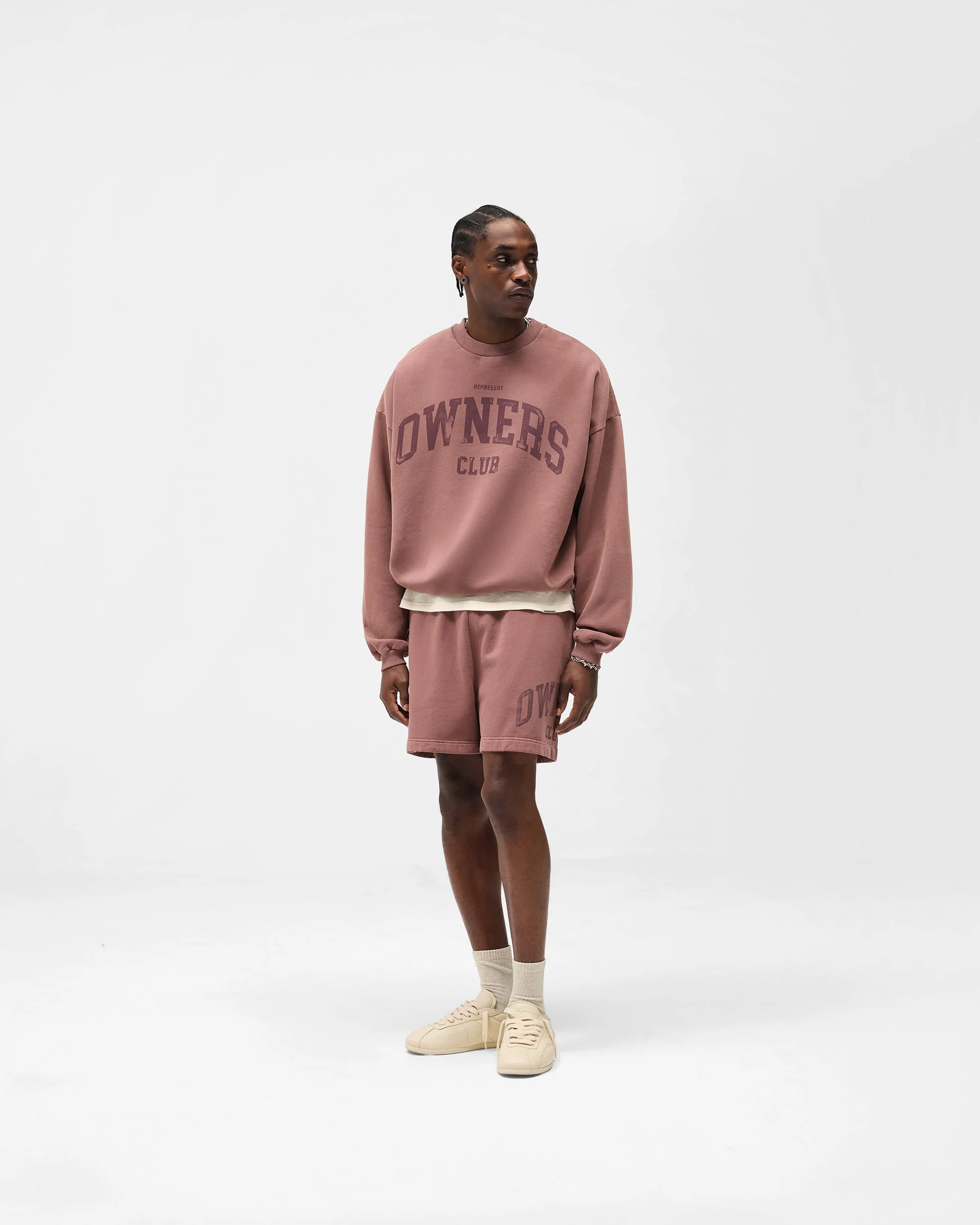 Represent Owners Club Sweater - Smoked Rose - Image 7