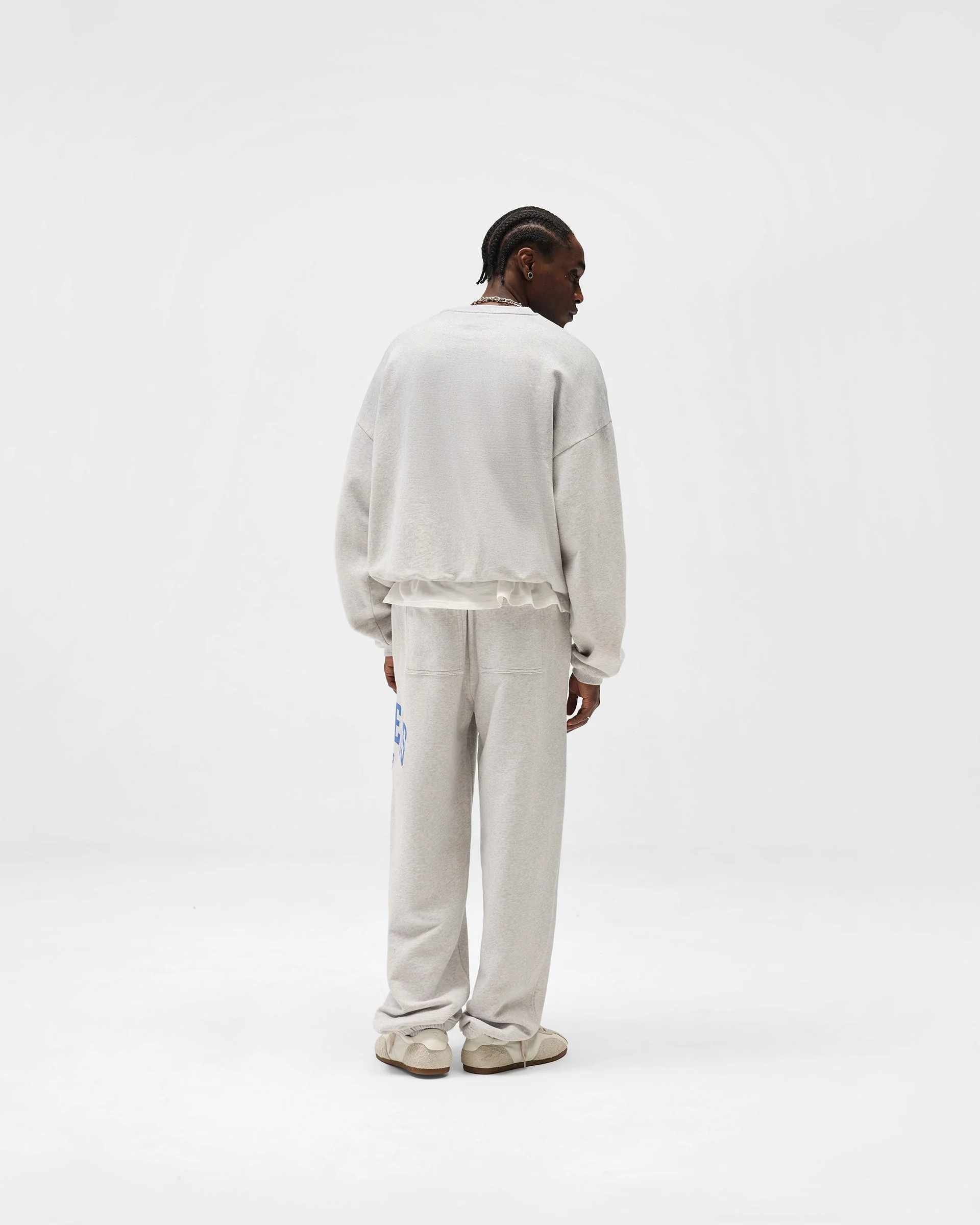Represent Owners Club Sweater - Sprayed Ice Grey Marl - Image 9