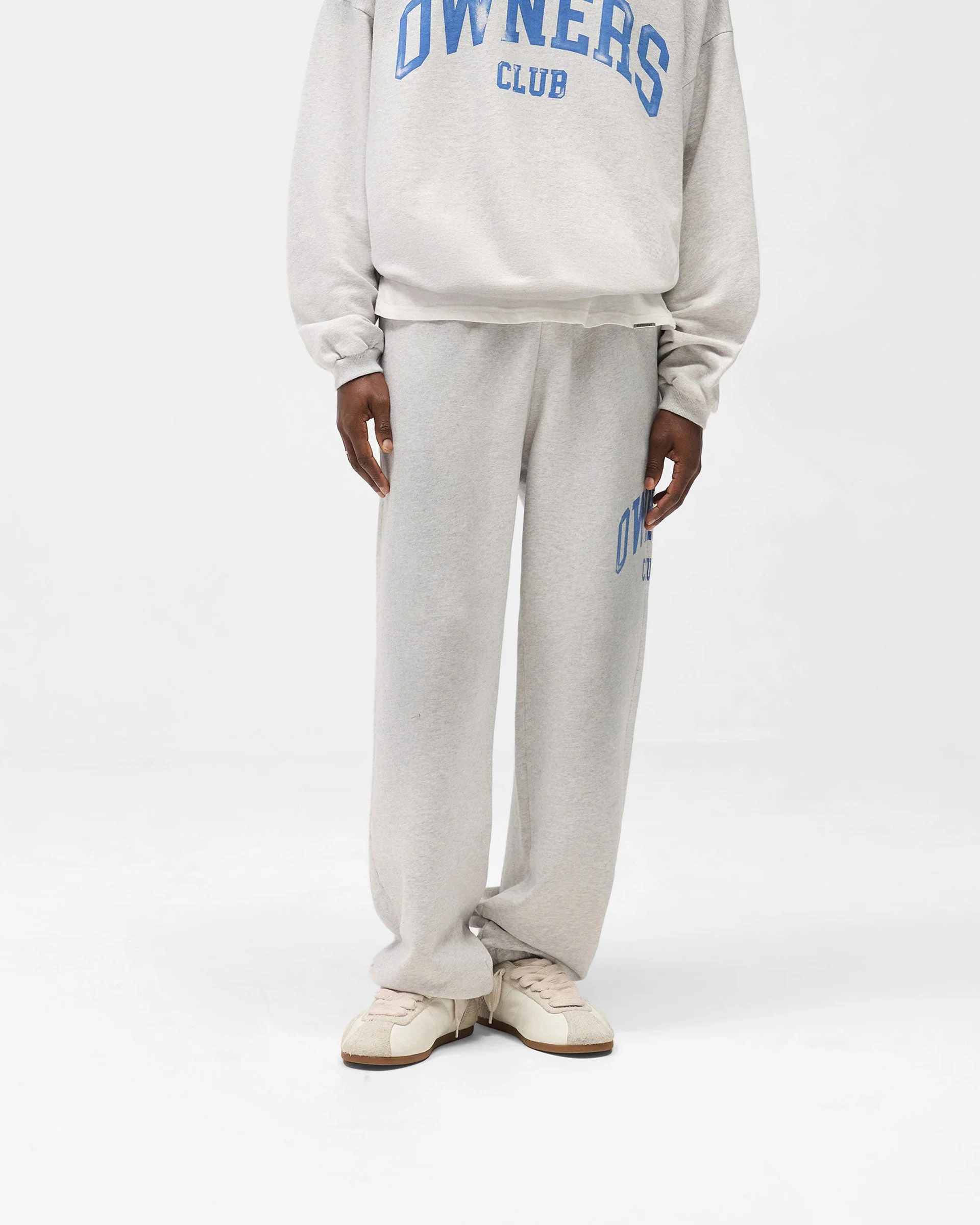 Represent Owners Club Sweatpant - Sprayed Ice Grey Marl - Image 3