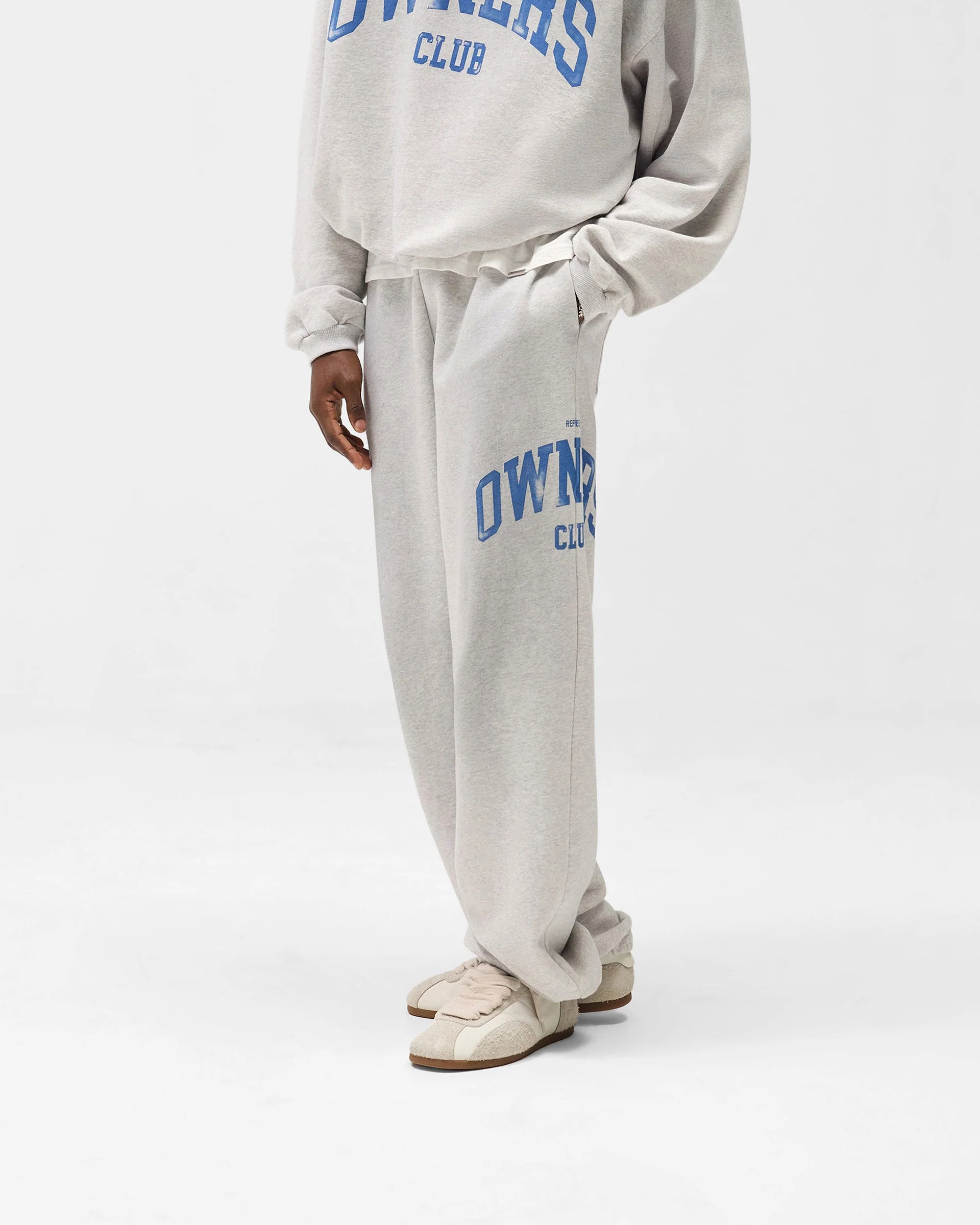 Represent Owners Club Sweatpant - Sprayed Ice Grey Marl - Image 4