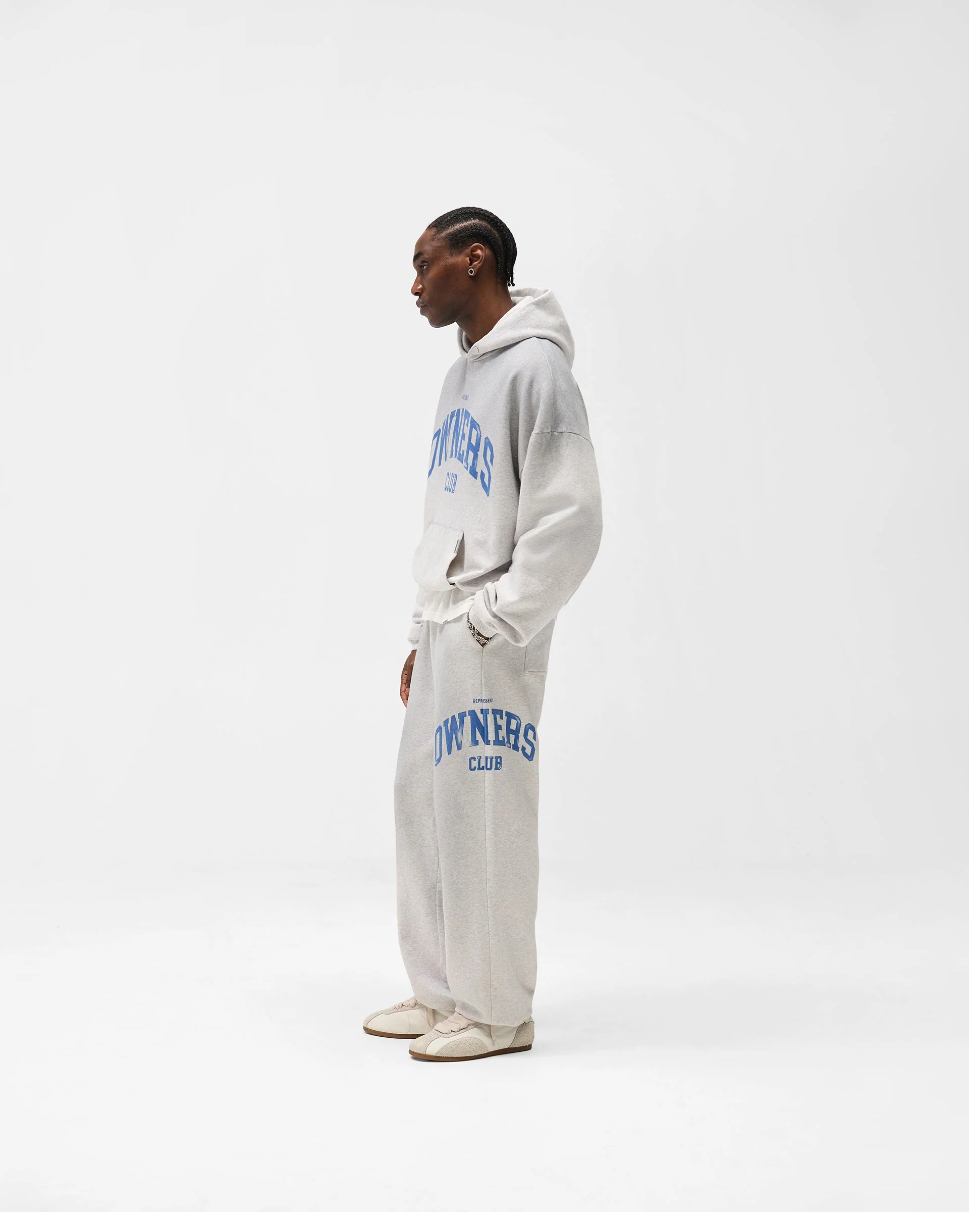 Represent Owners Club Sweatpant - Sprayed Ice Grey Marl - Image 8